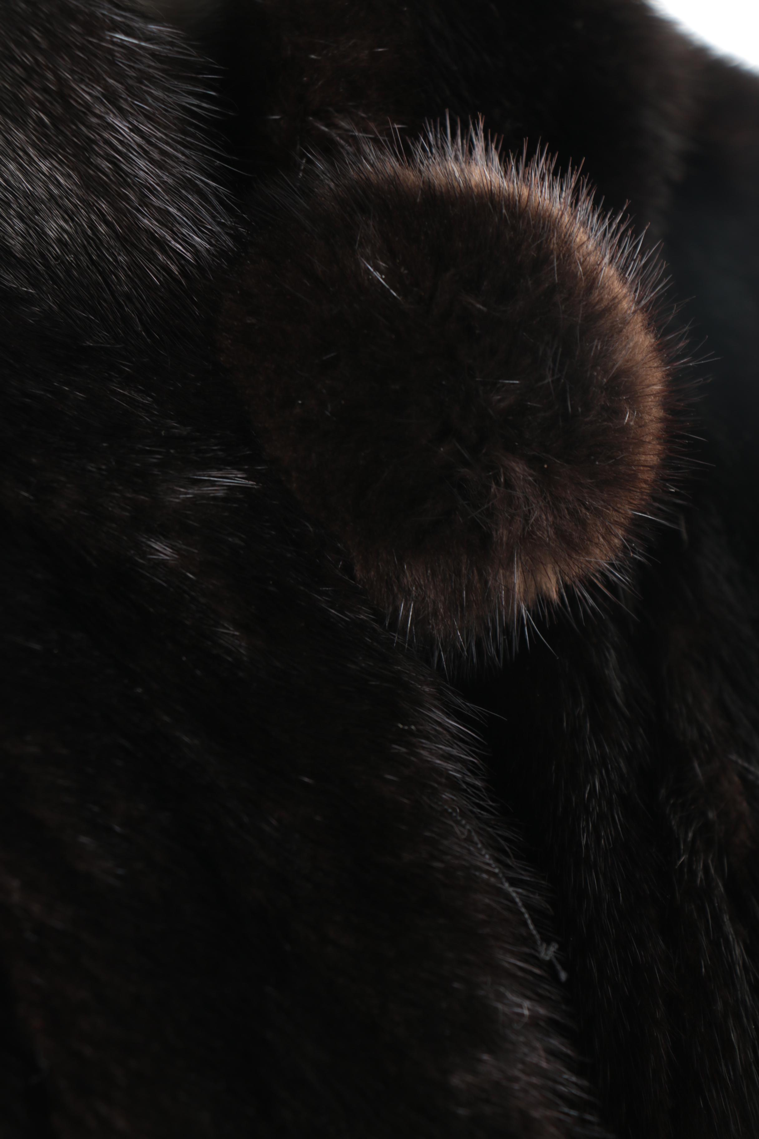 Vintage Revillon Ranch Mink Fur Coat