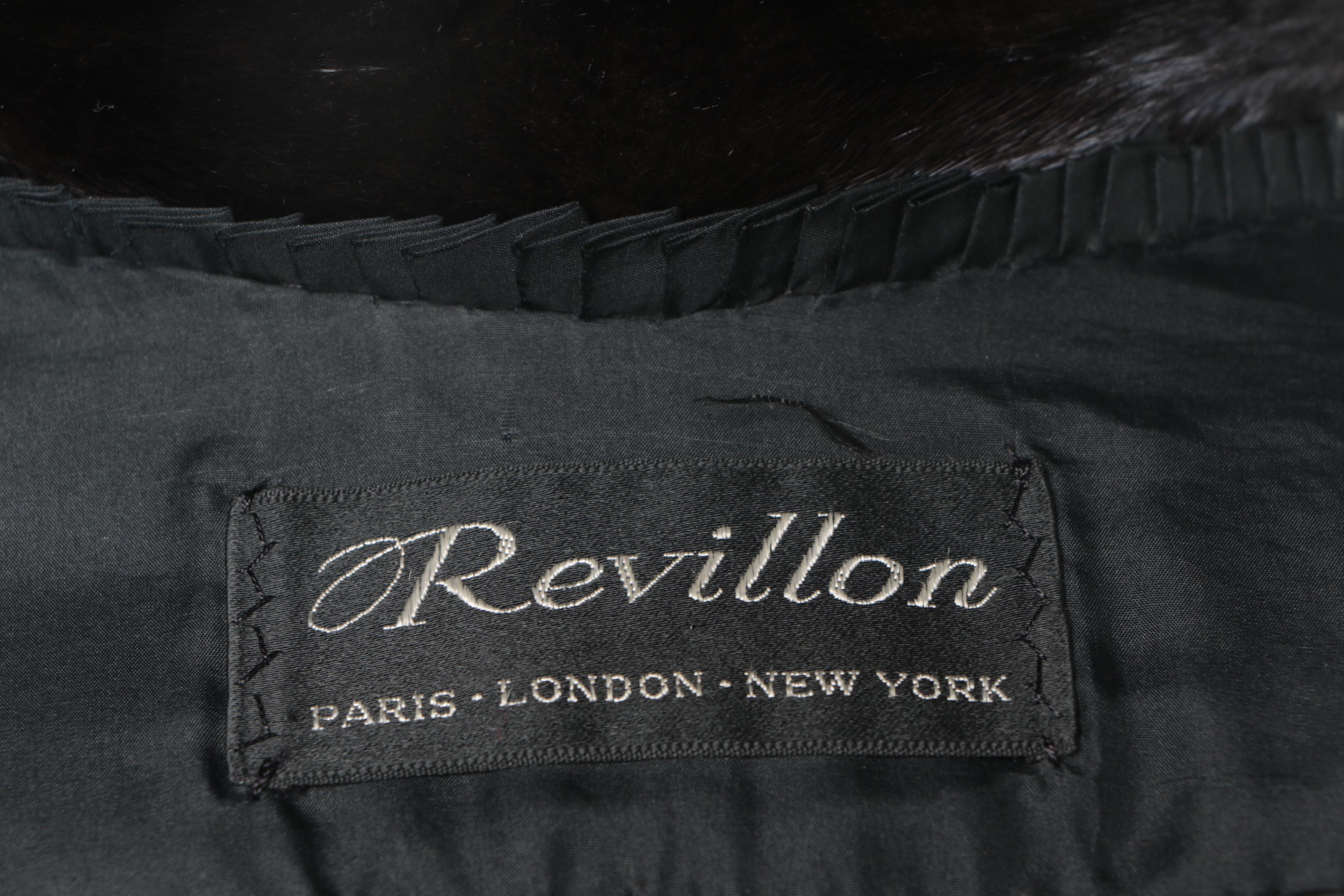 Vintage Revillon Ranch Mink Fur Coat