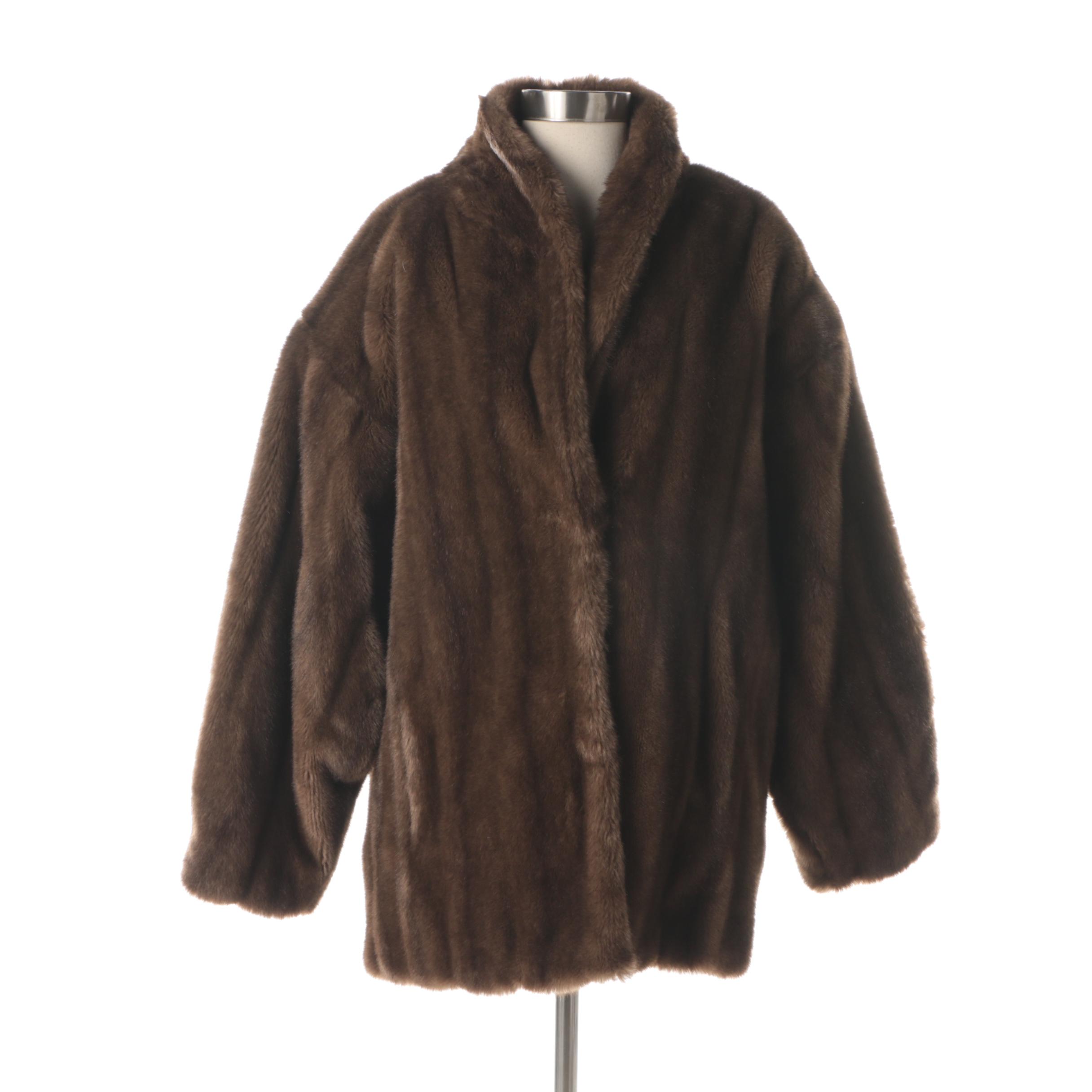 Vintage Russel Taylor Faux Fur Coat