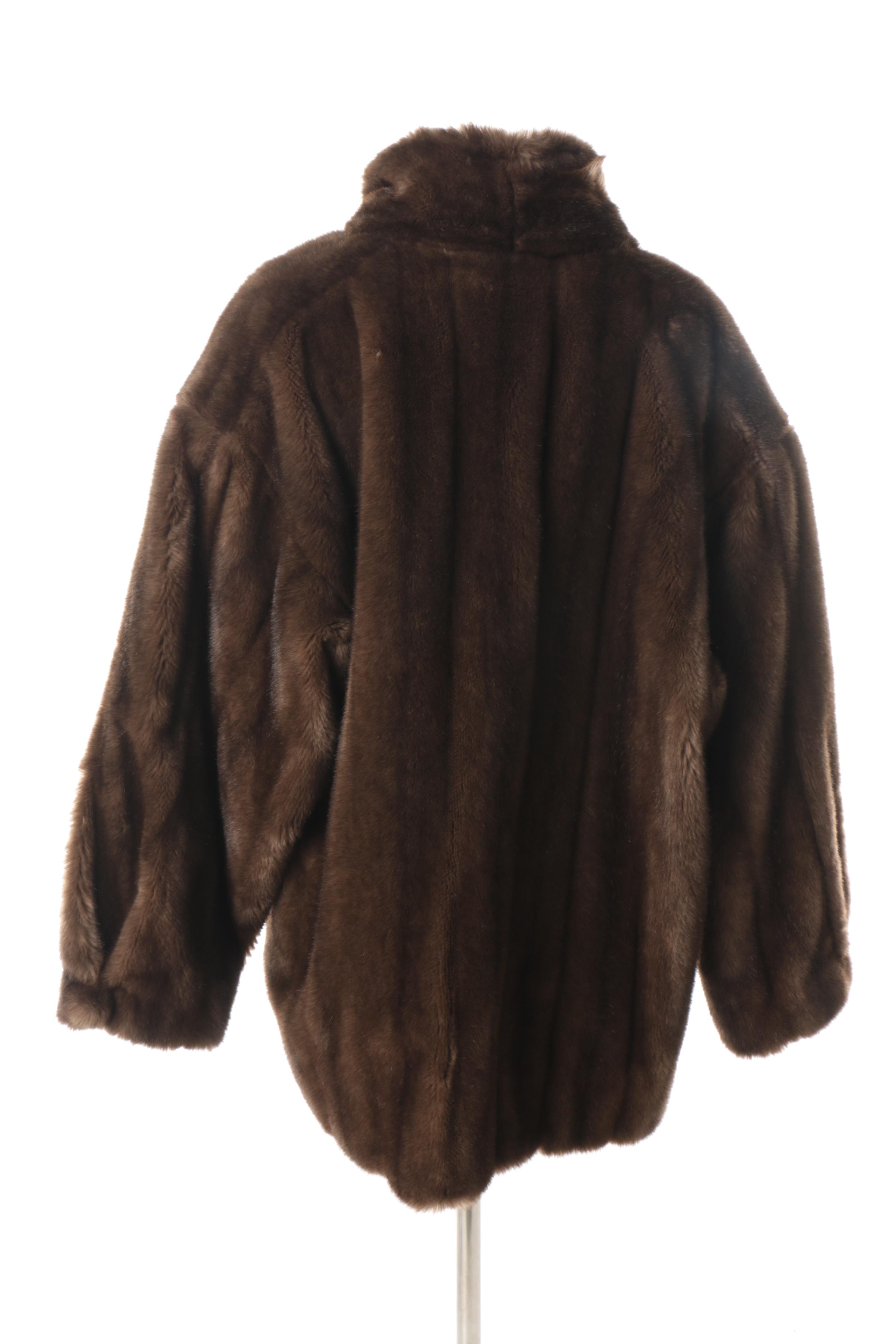 Vintage Russel Taylor Faux Fur Coat