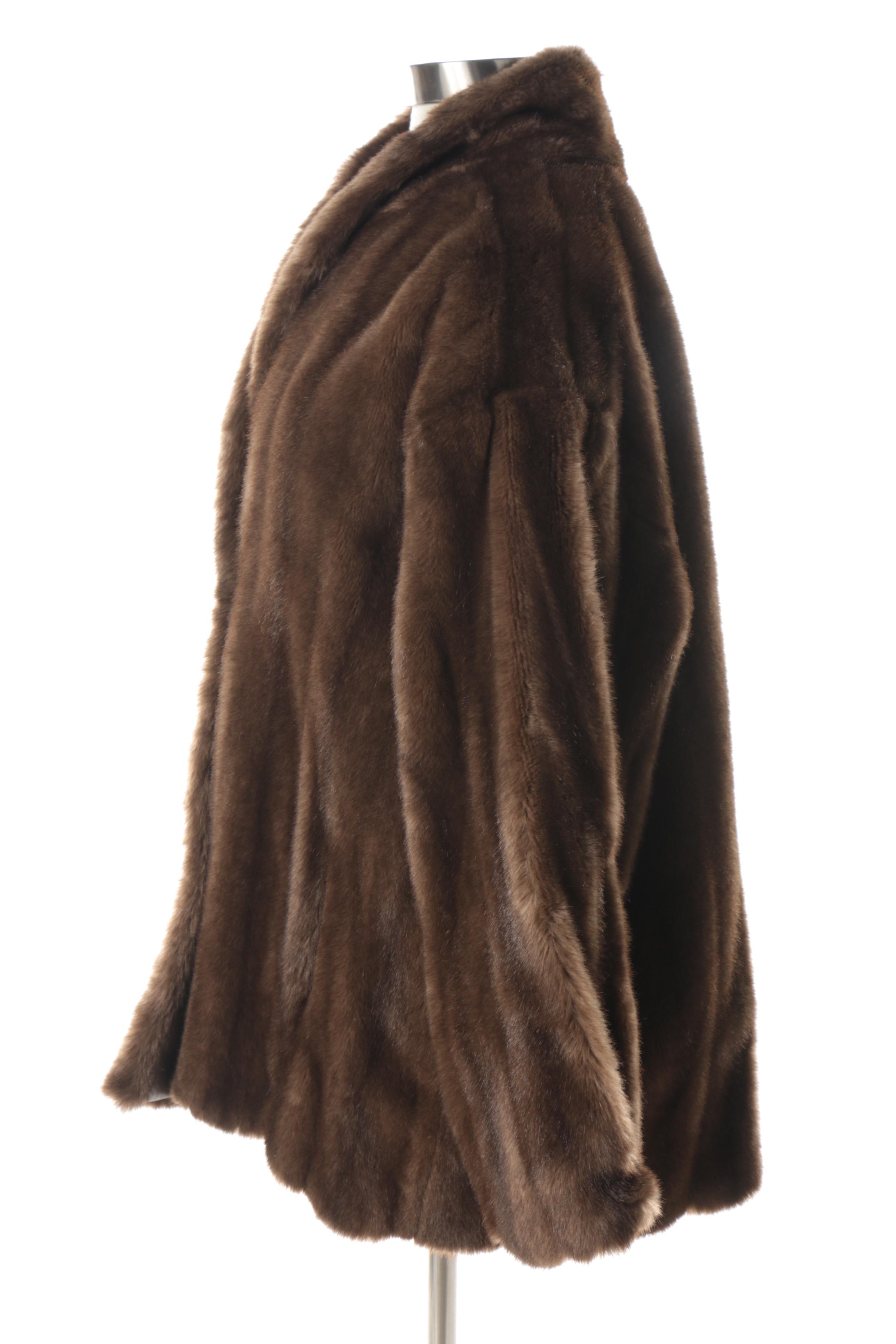 Vintage Russel Taylor Faux Fur Coat