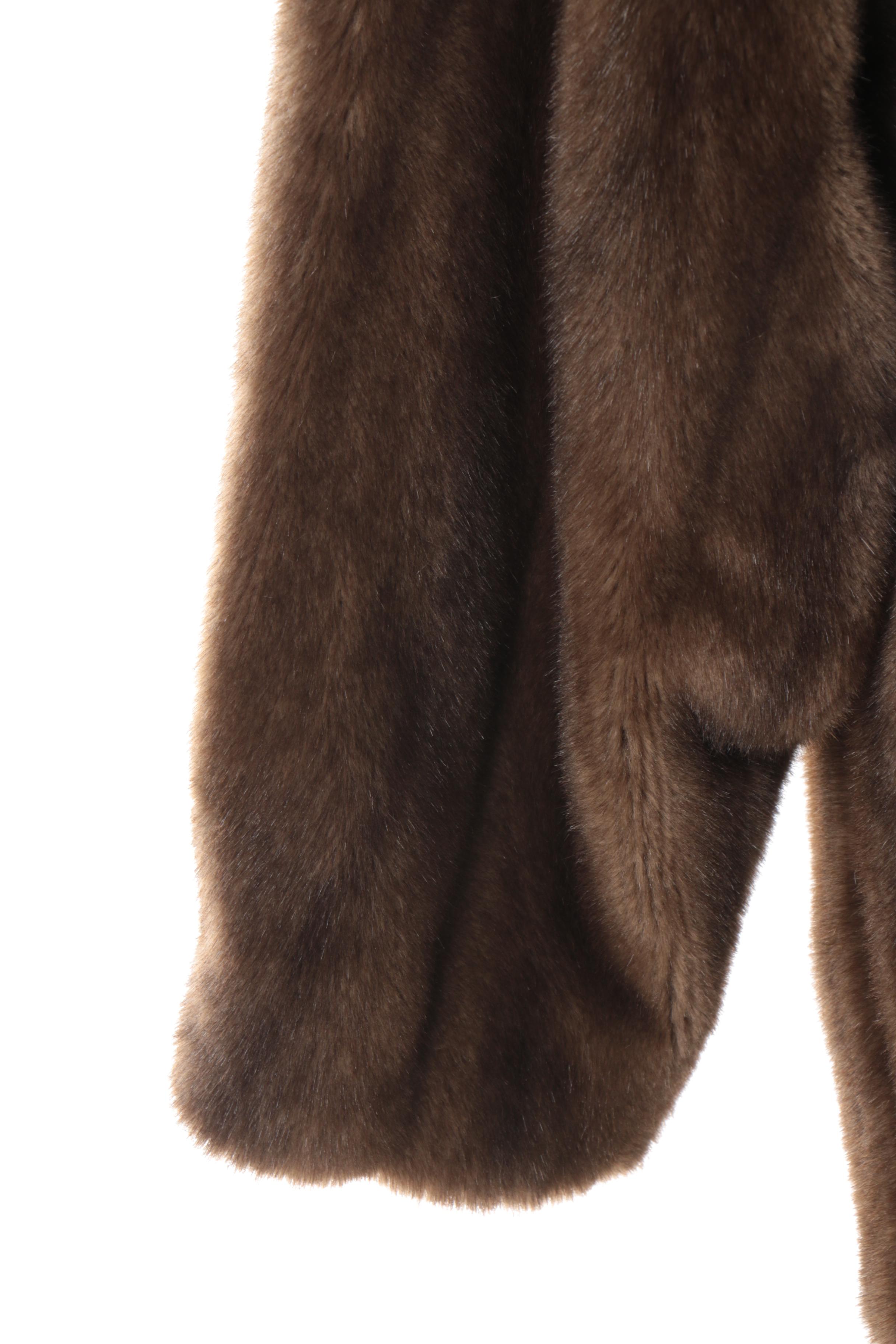 Vintage Russel Taylor Faux Fur Coat