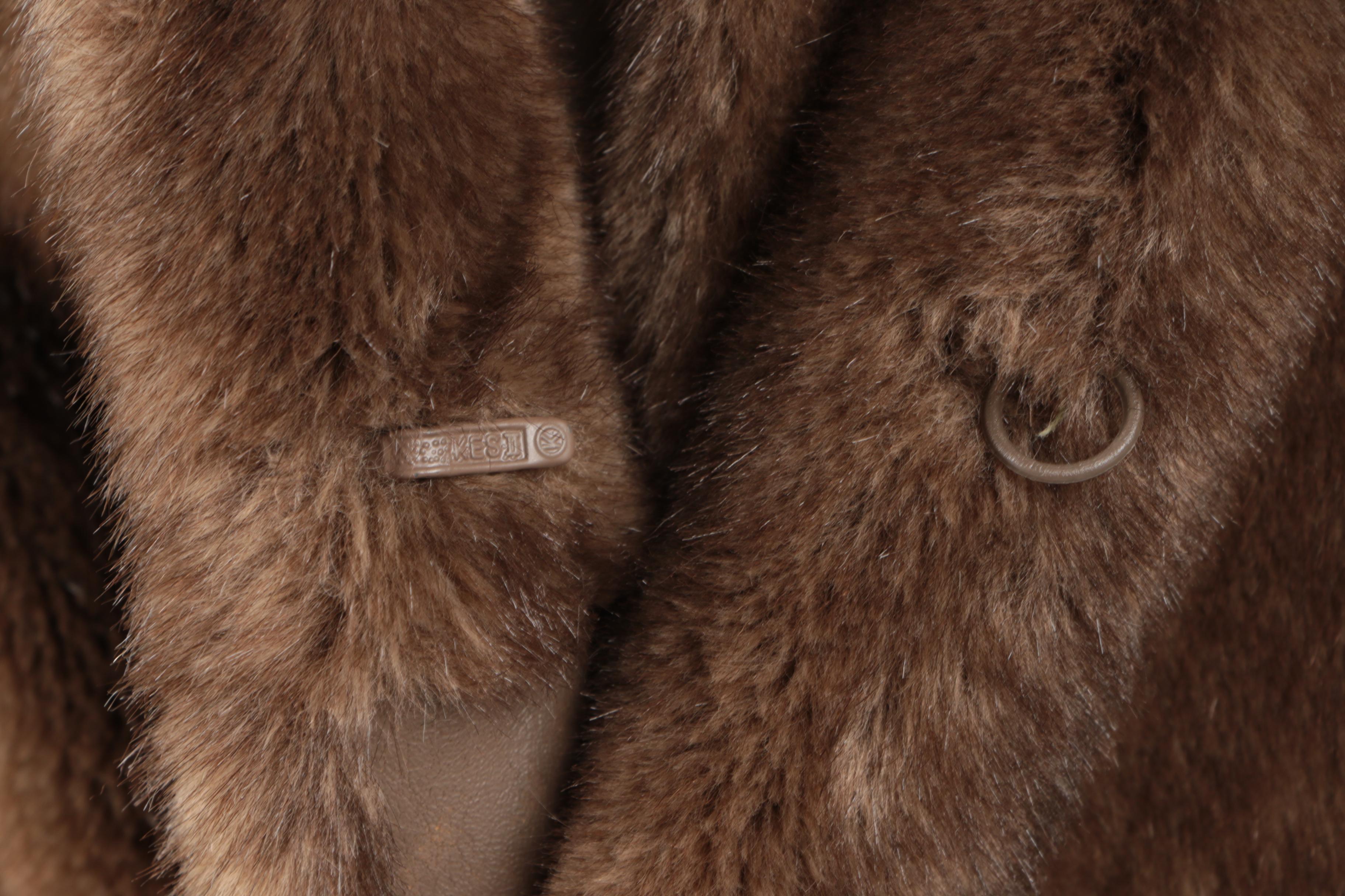 Vintage Russel Taylor Faux Fur Coat