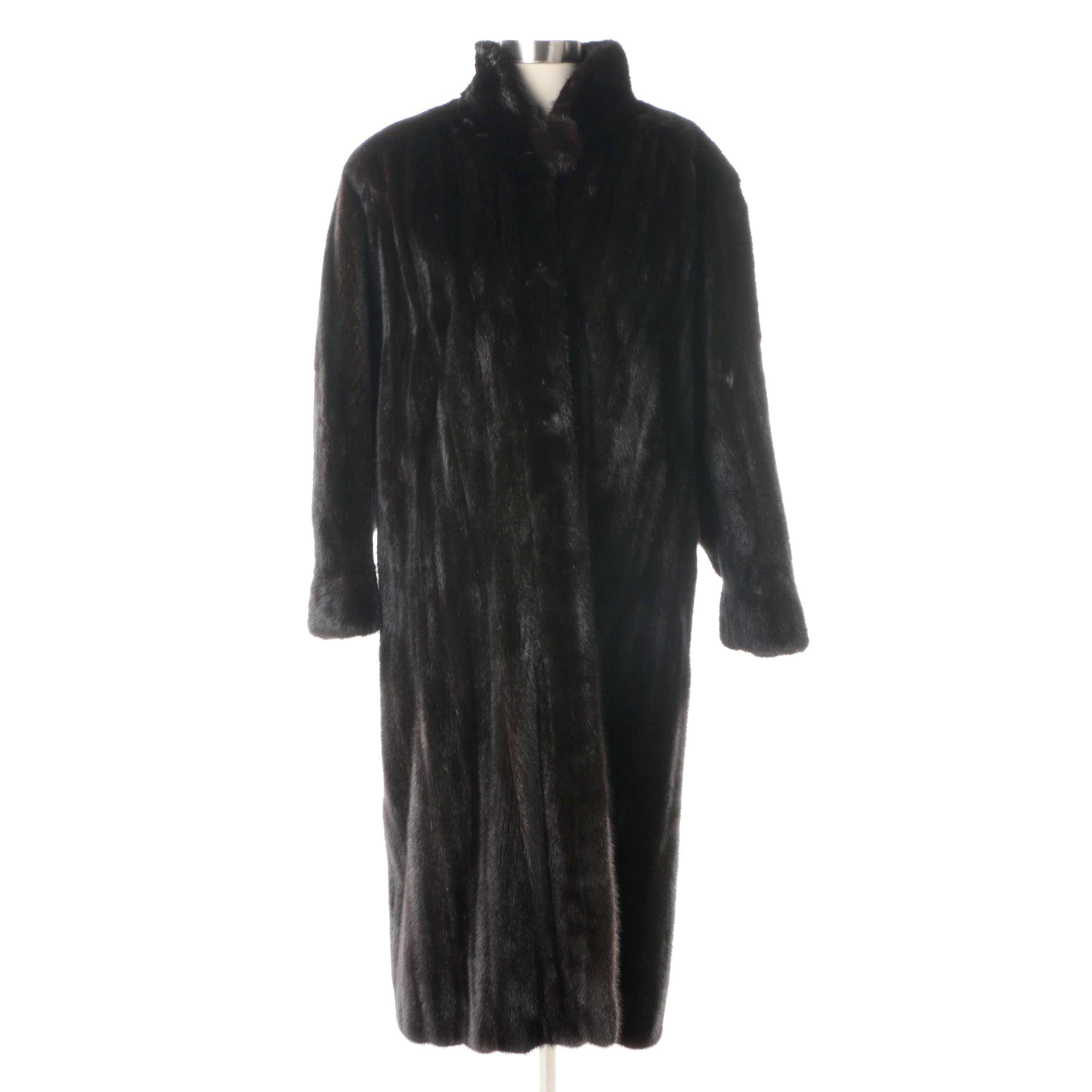 Vintage Revillon Ranch Mink Fur Coat