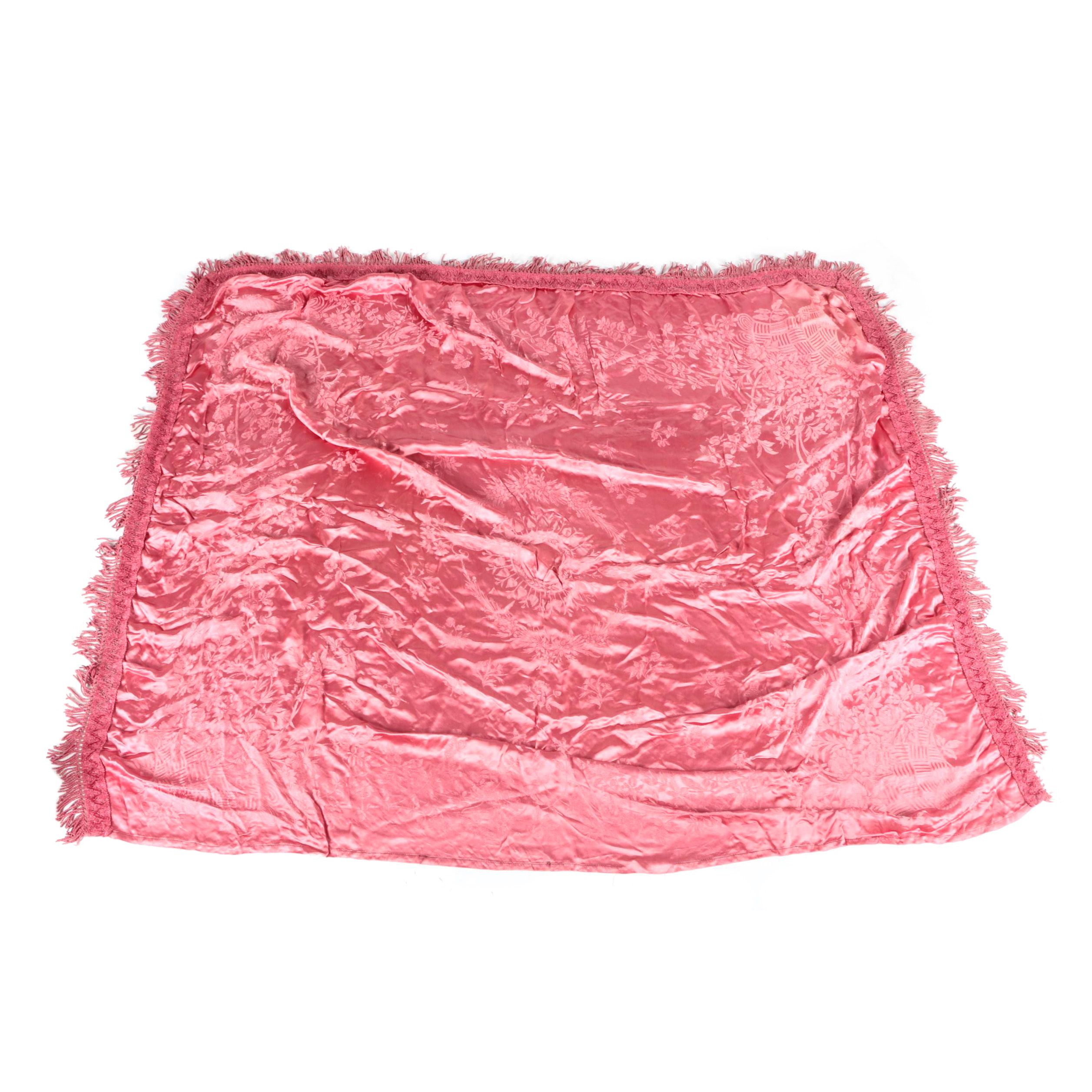 Paisley Print Bed Spread and Silky Cover