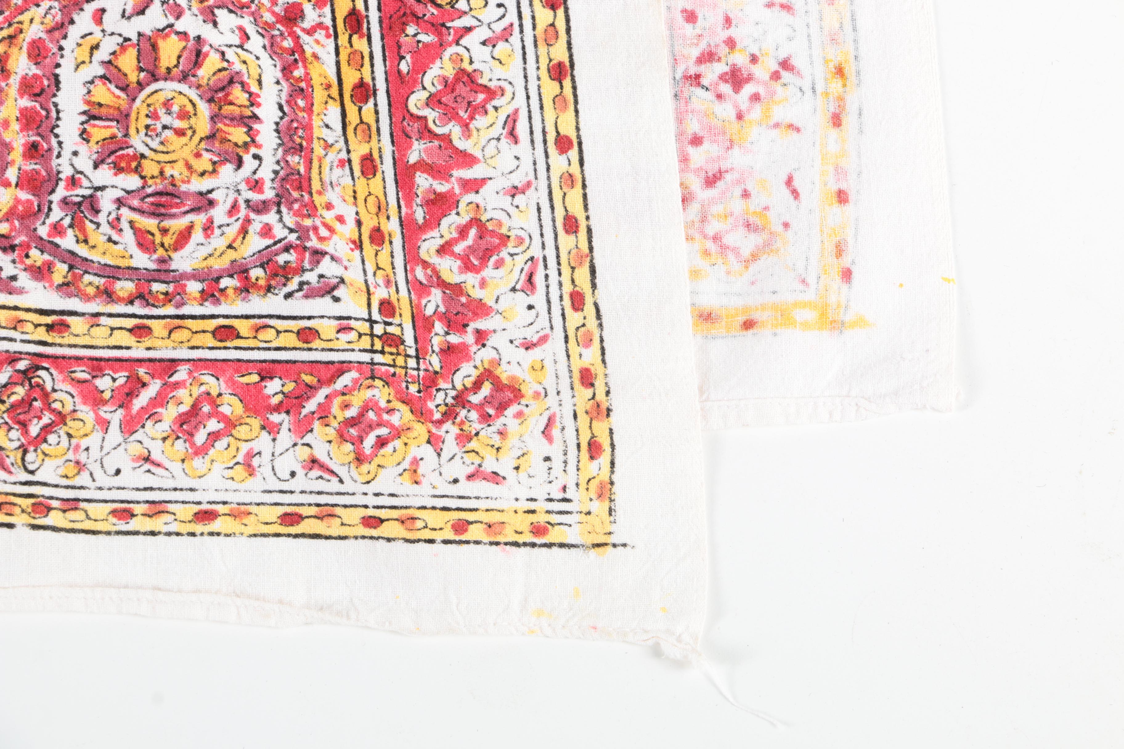 Paisley Print Bed Spread and Silky Cover