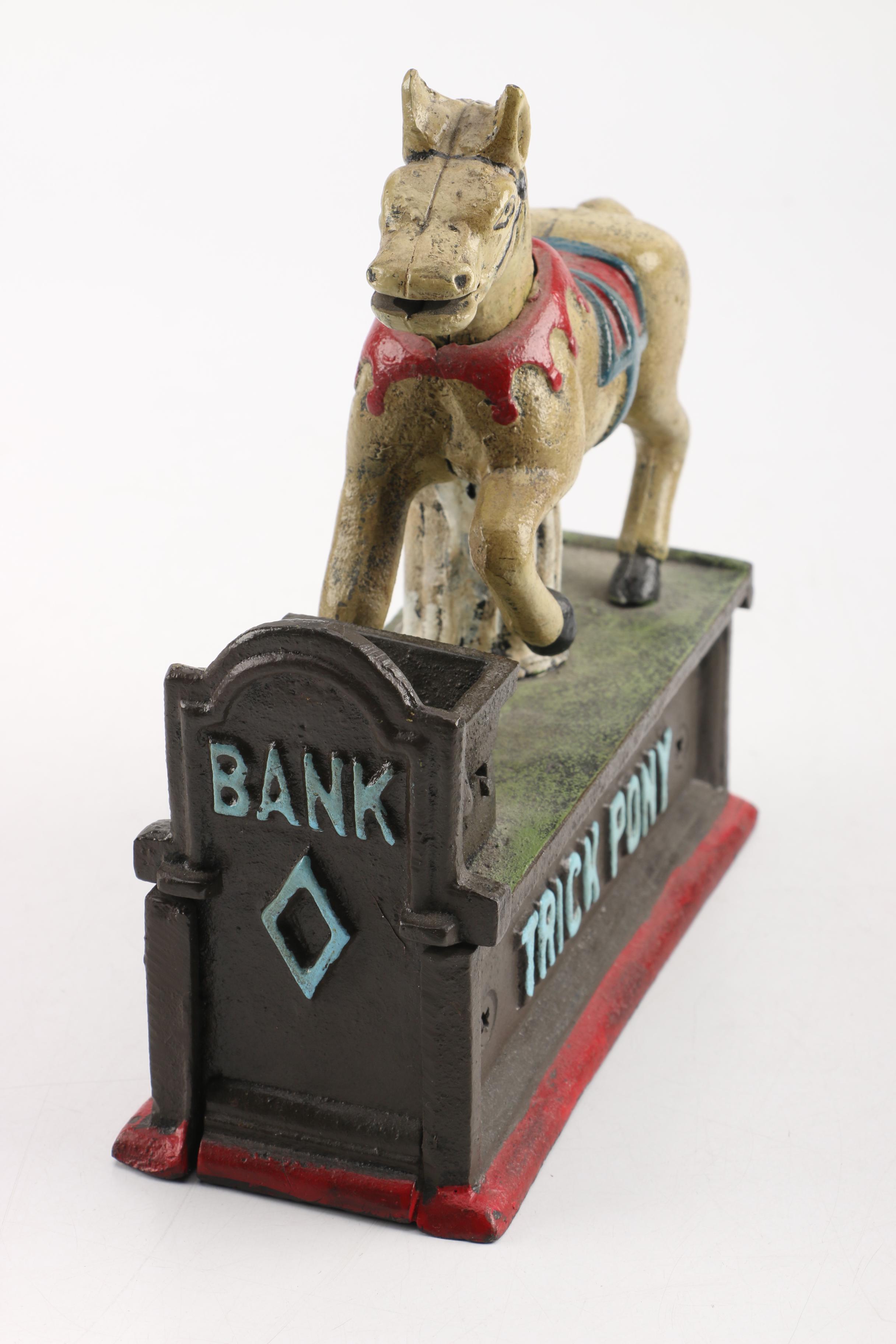 Cast Iron "Trick Pony" Mechanical Bank
