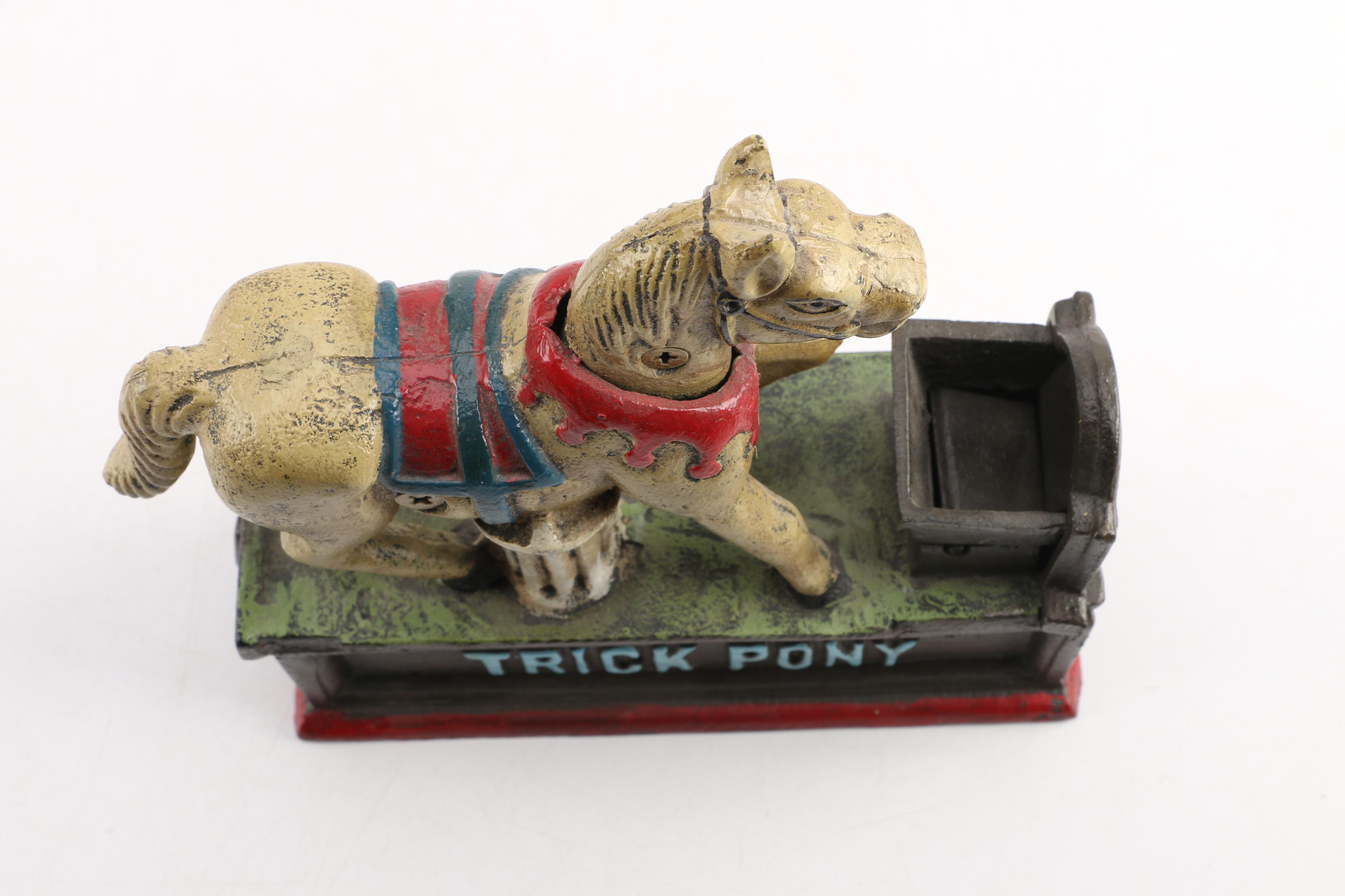Cast Iron "Trick Pony" Mechanical Bank