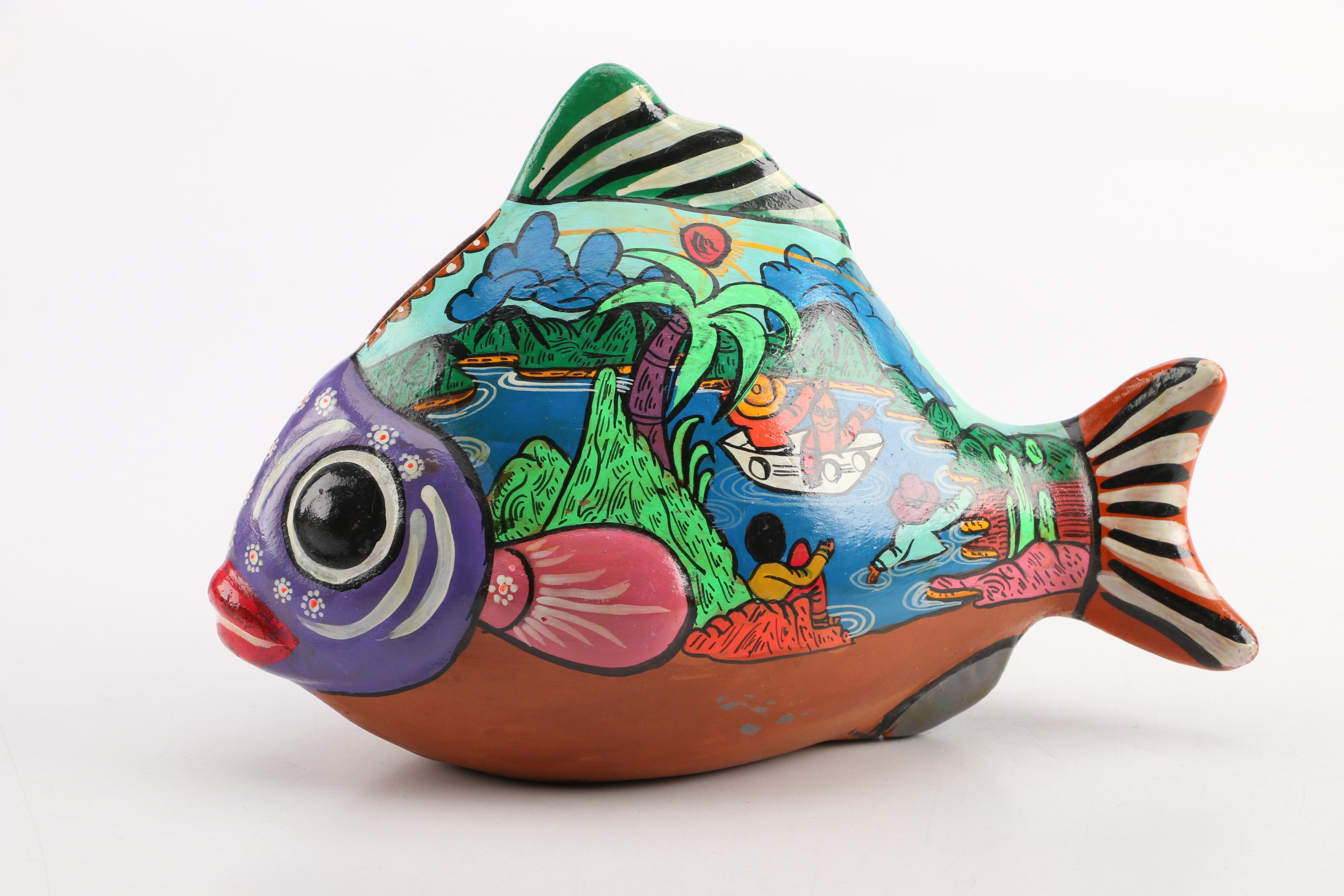 Decorative Fish Bank and Ornaments