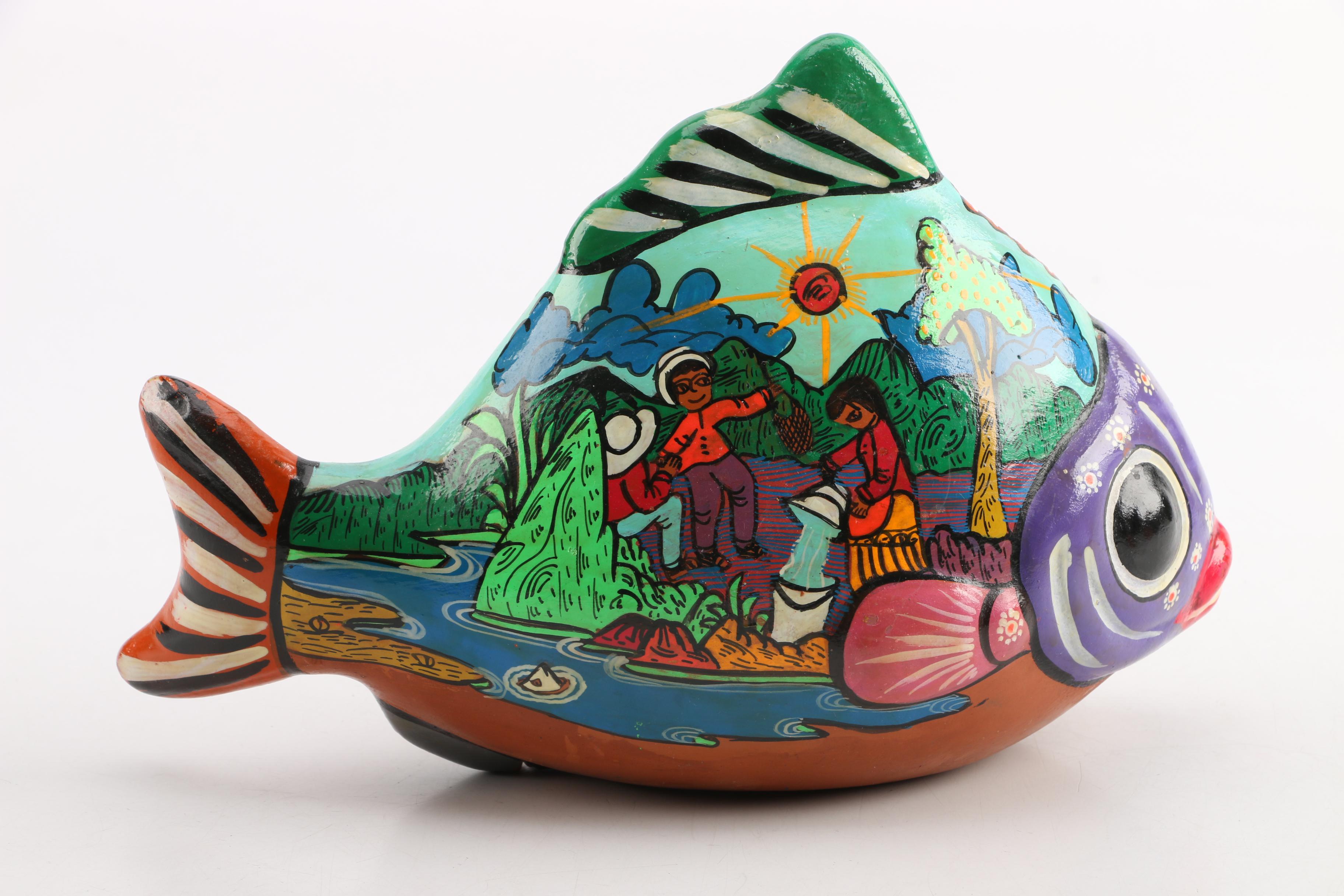 Decorative Fish Bank and Ornaments