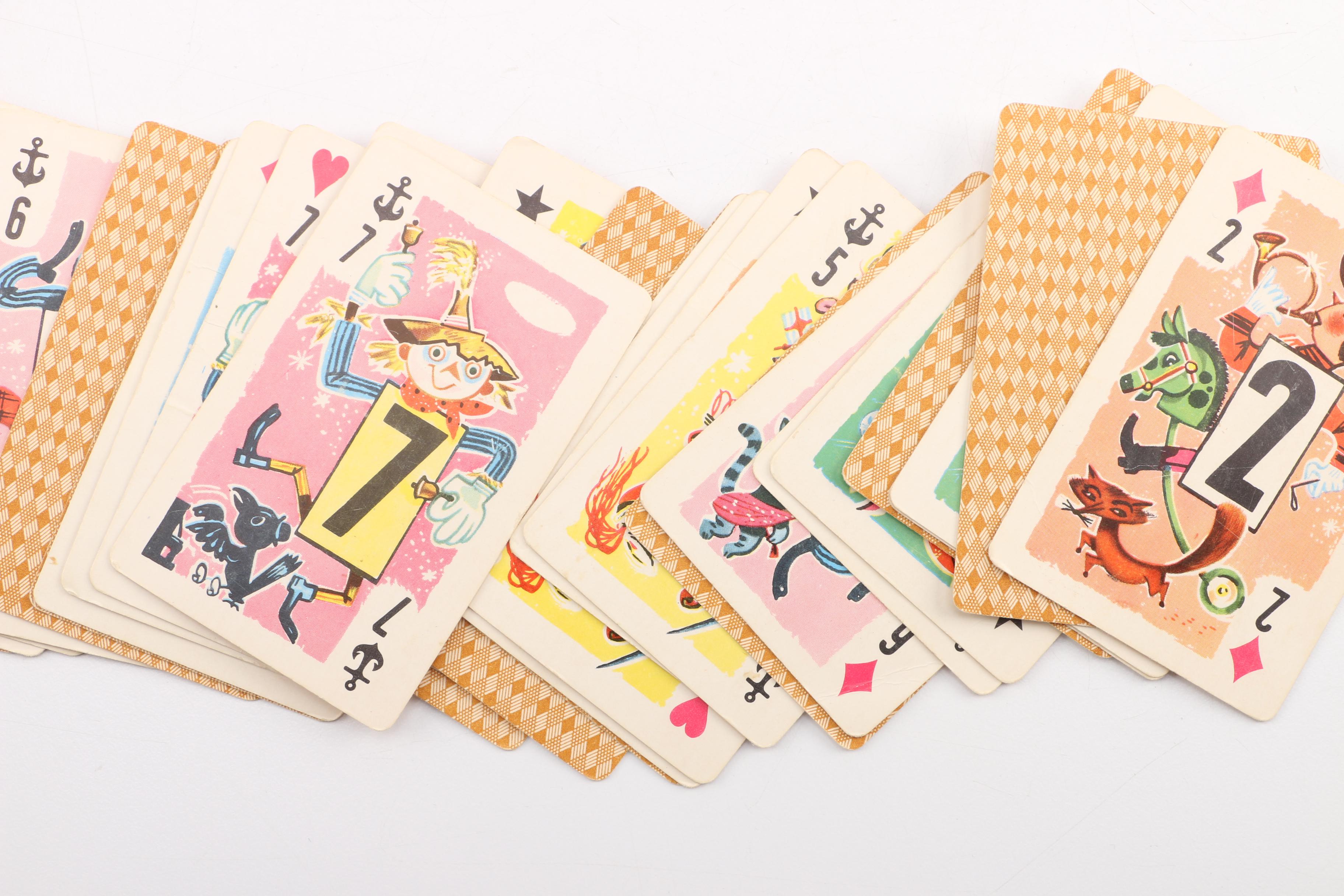 Children Card Games and Construction Toys