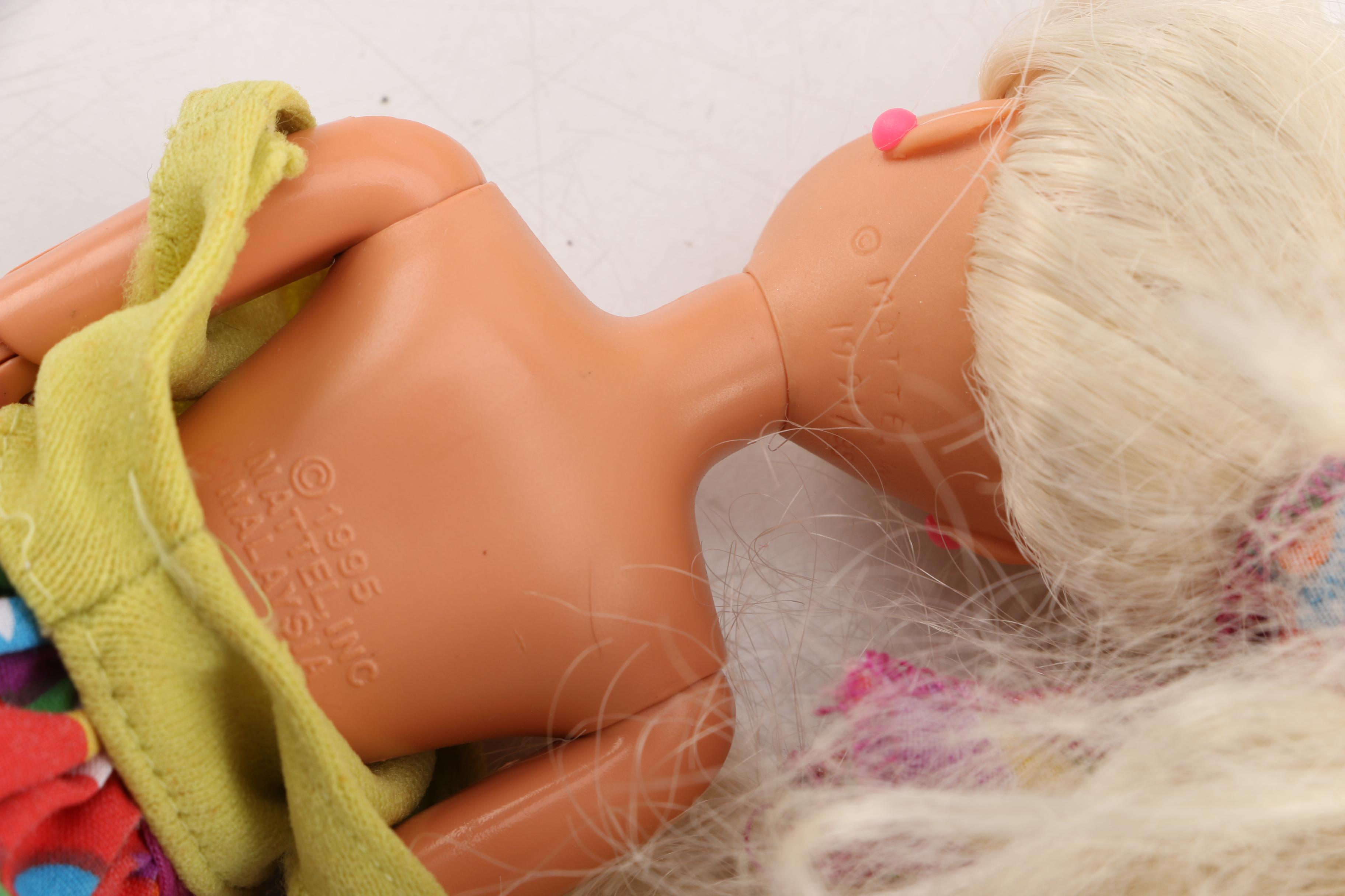 Barbies With Carrying Case