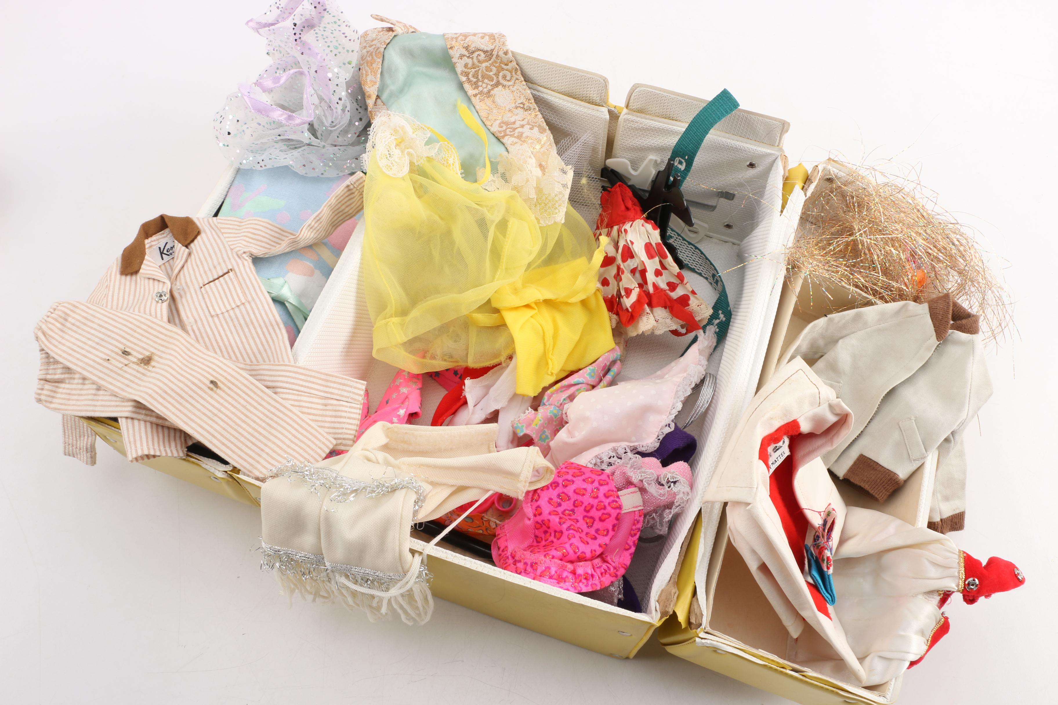 Barbies With Carrying Case