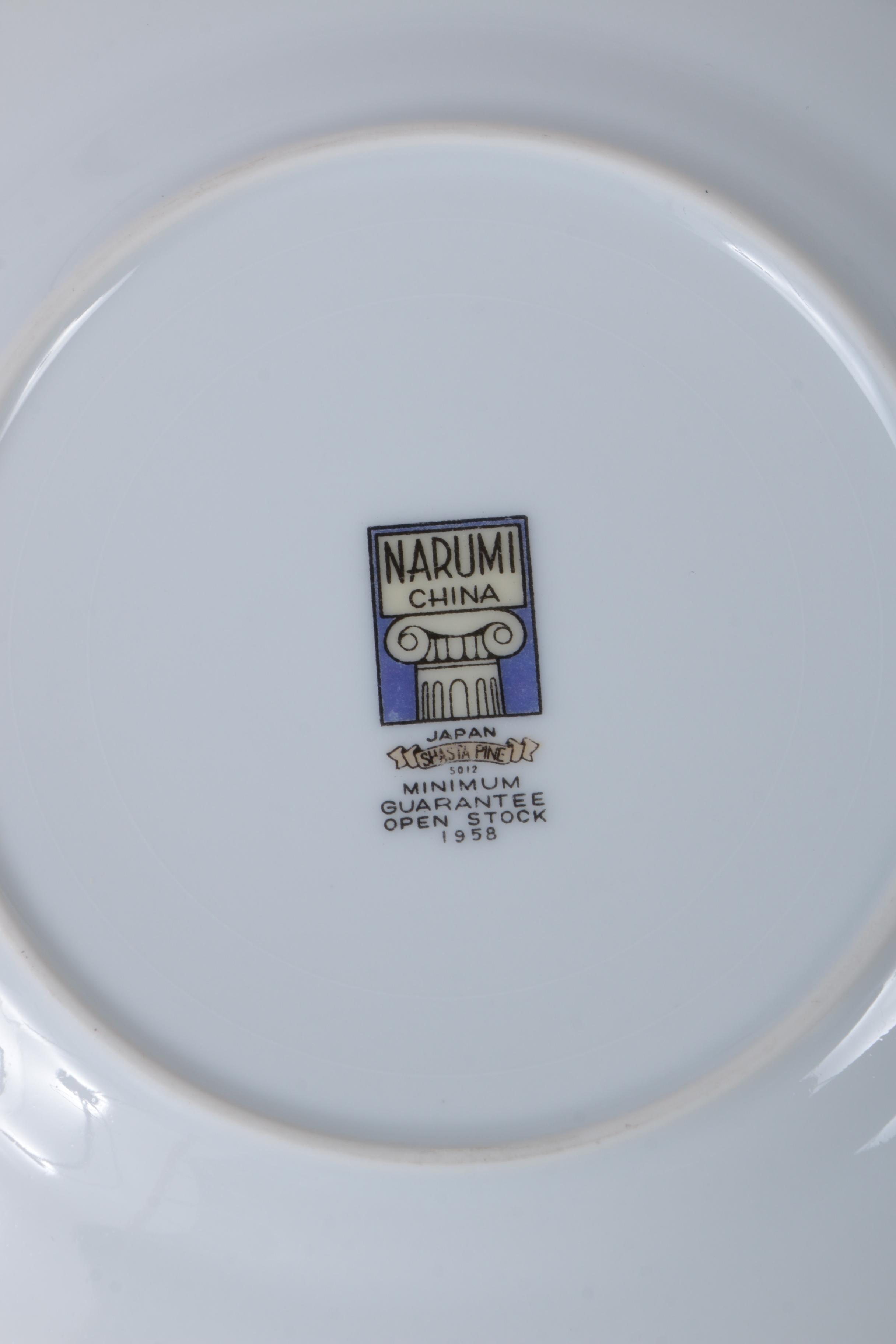 Mid Century Narumi "Shasta Pine" Tableware