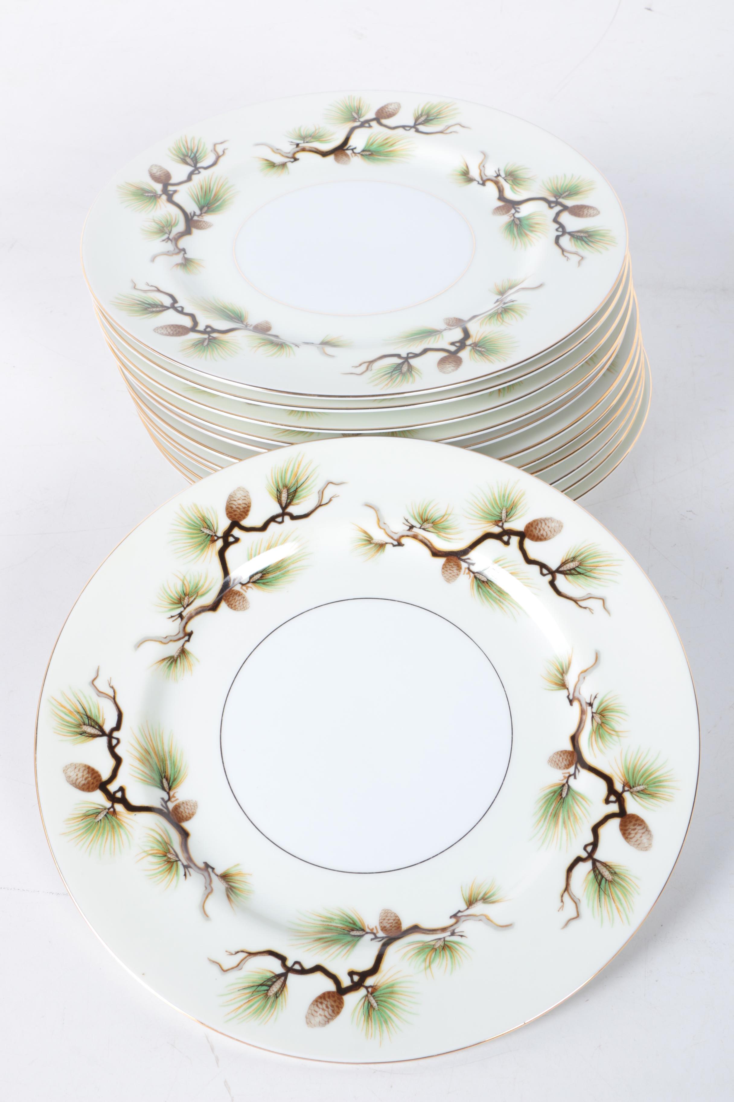 Mid Century Narumi "Shasta Pine" Tableware