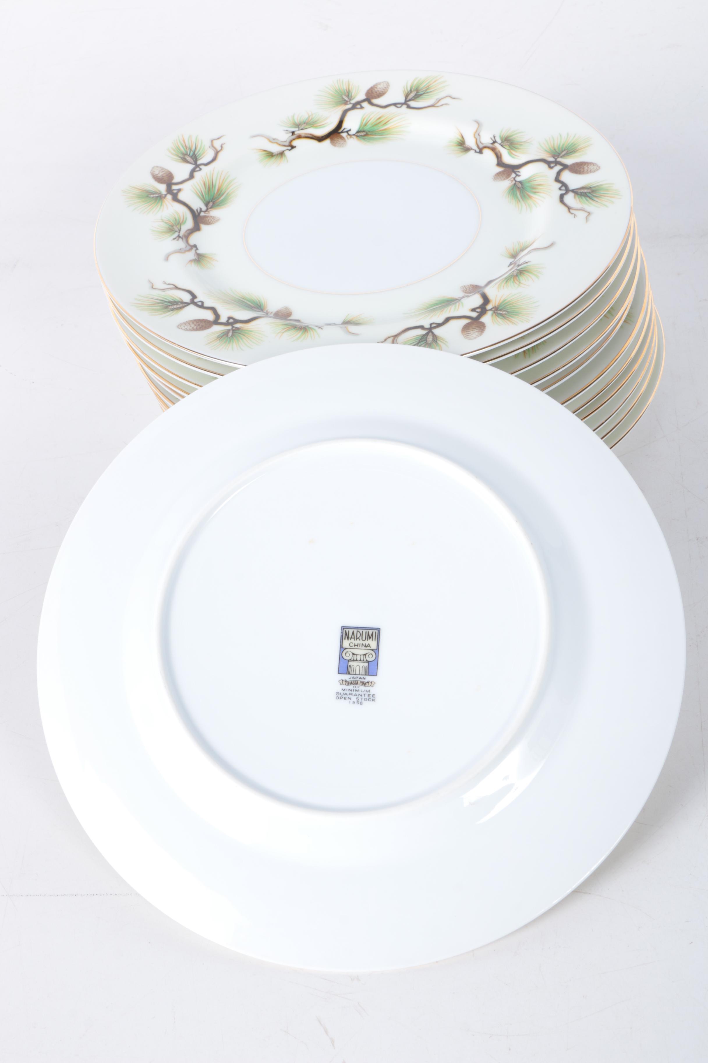 Mid Century Narumi "Shasta Pine" Tableware