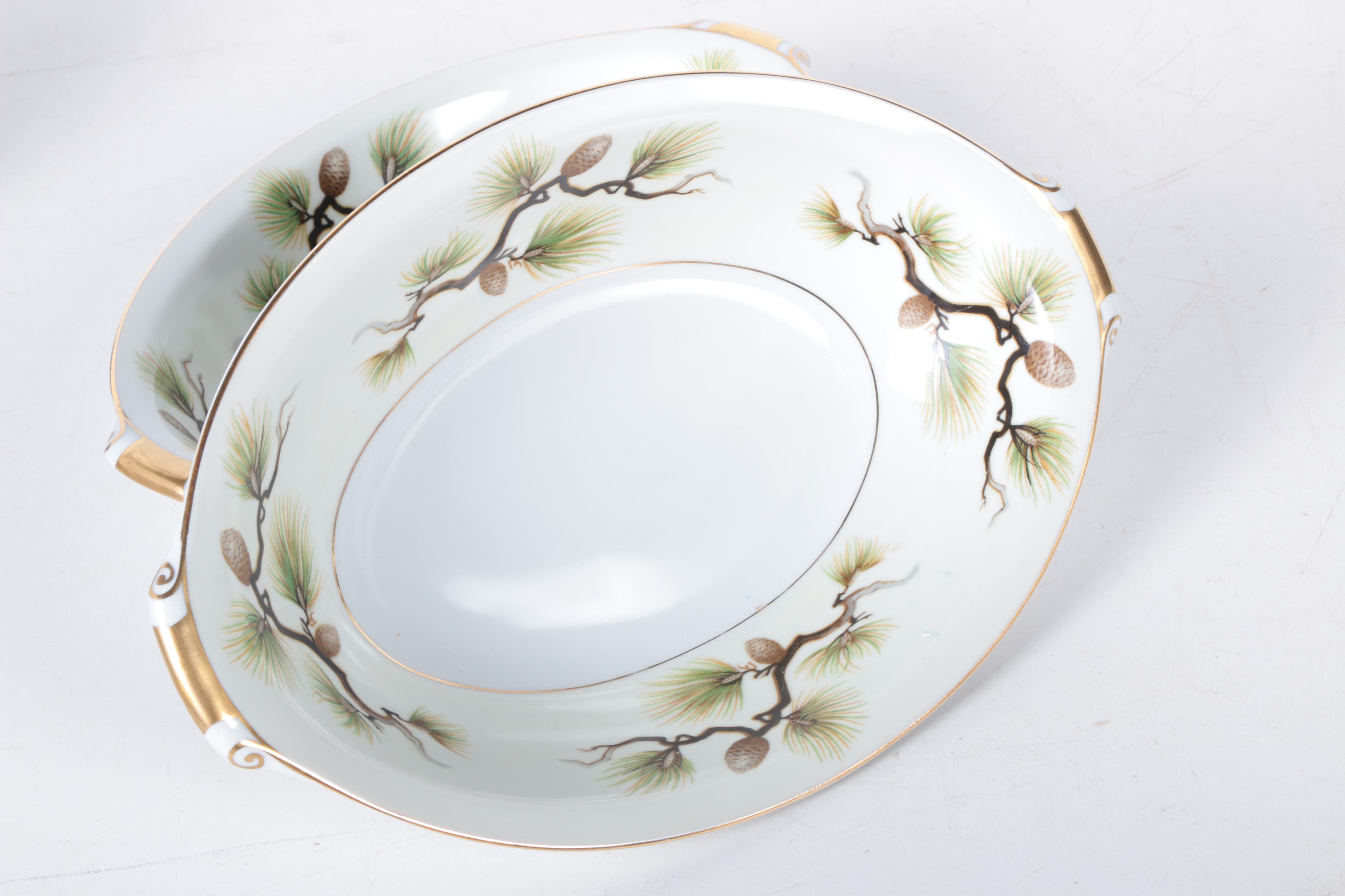 Mid Century Narumi "Shasta Pine" Tableware