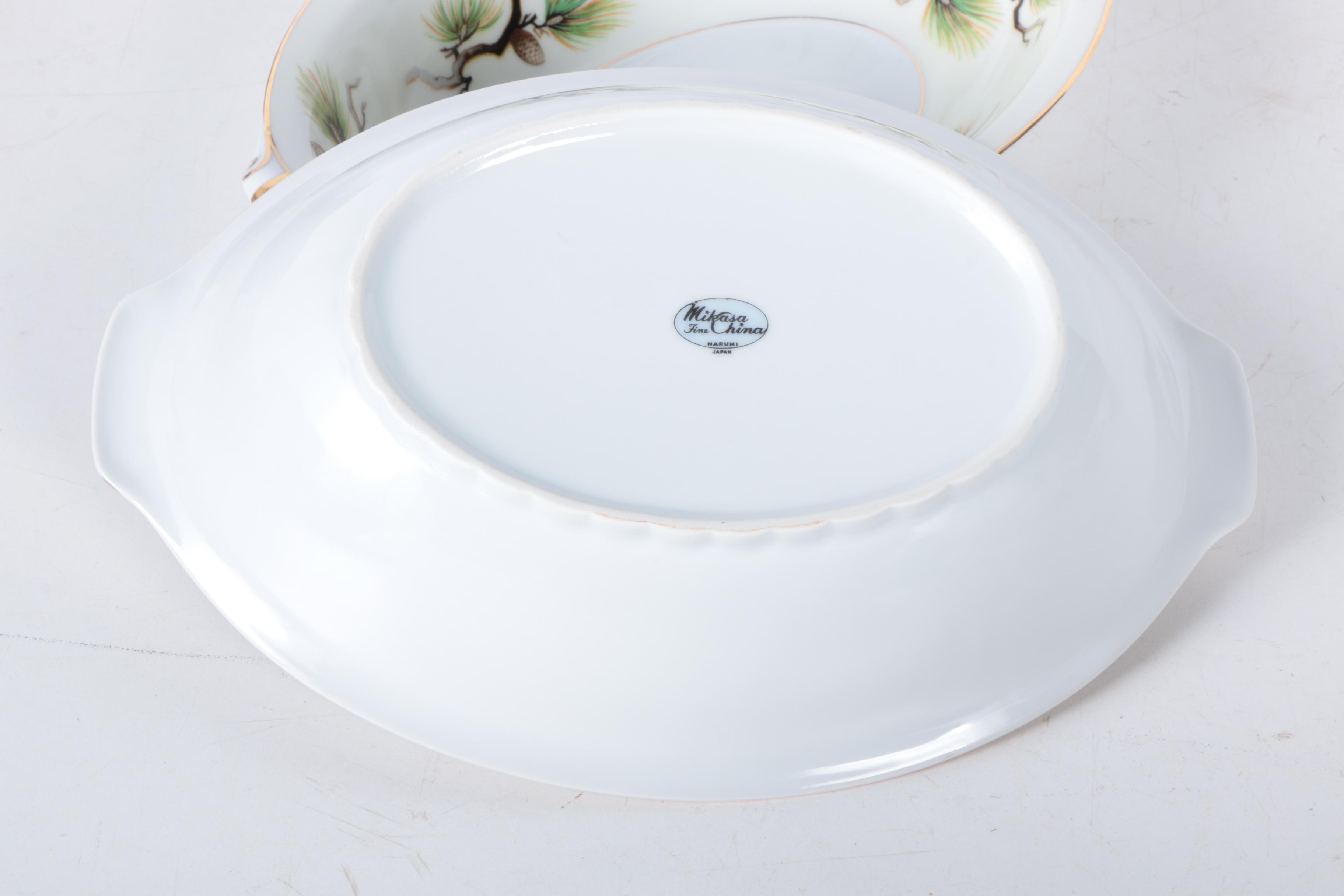 Mid Century Narumi "Shasta Pine" Tableware