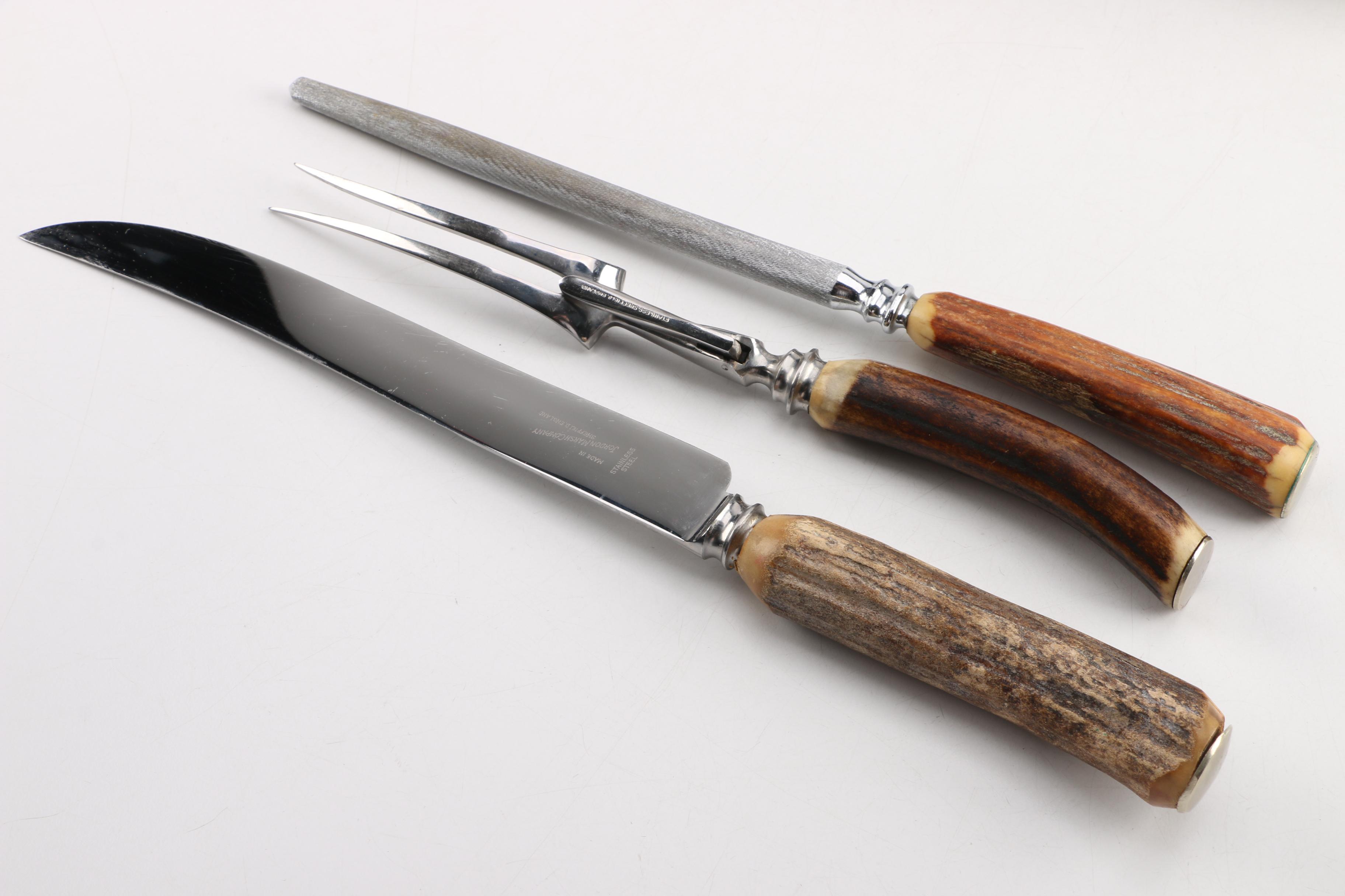 Vintage Jordon Marsh Co. Carving Set