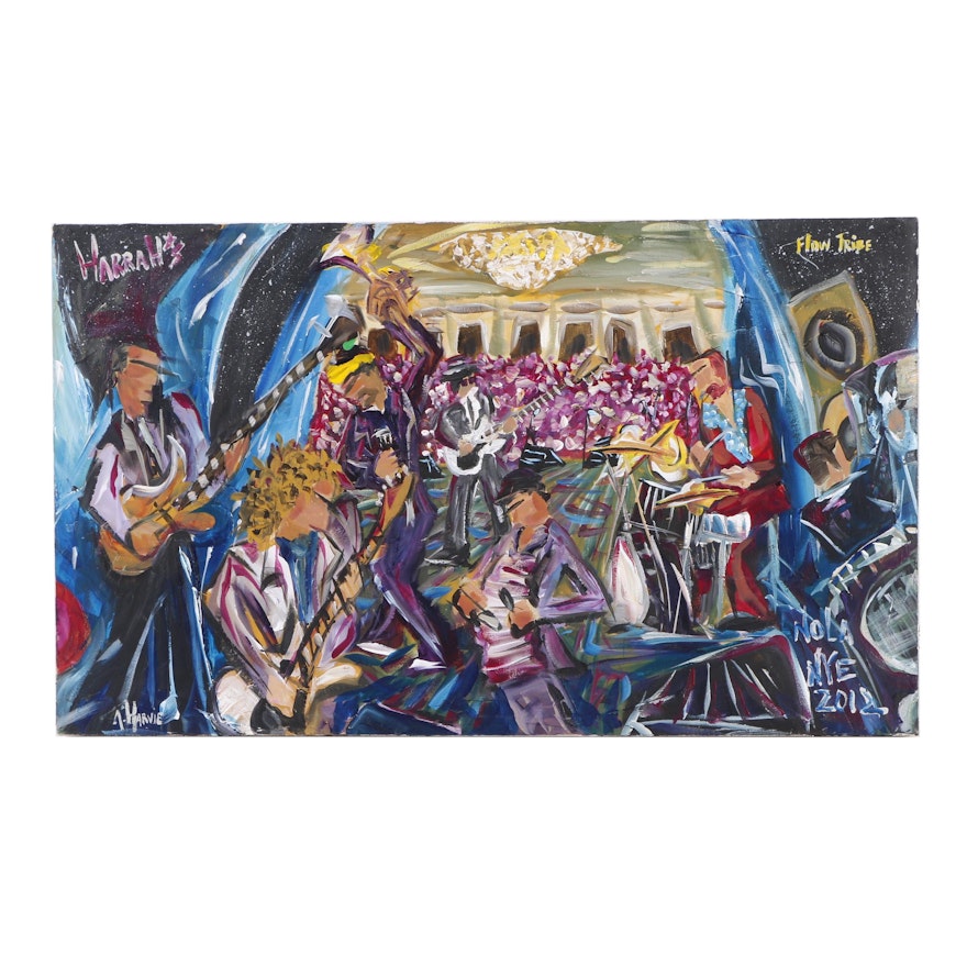 Alexander Harvie Oil Painting "Nola NYE 2012"