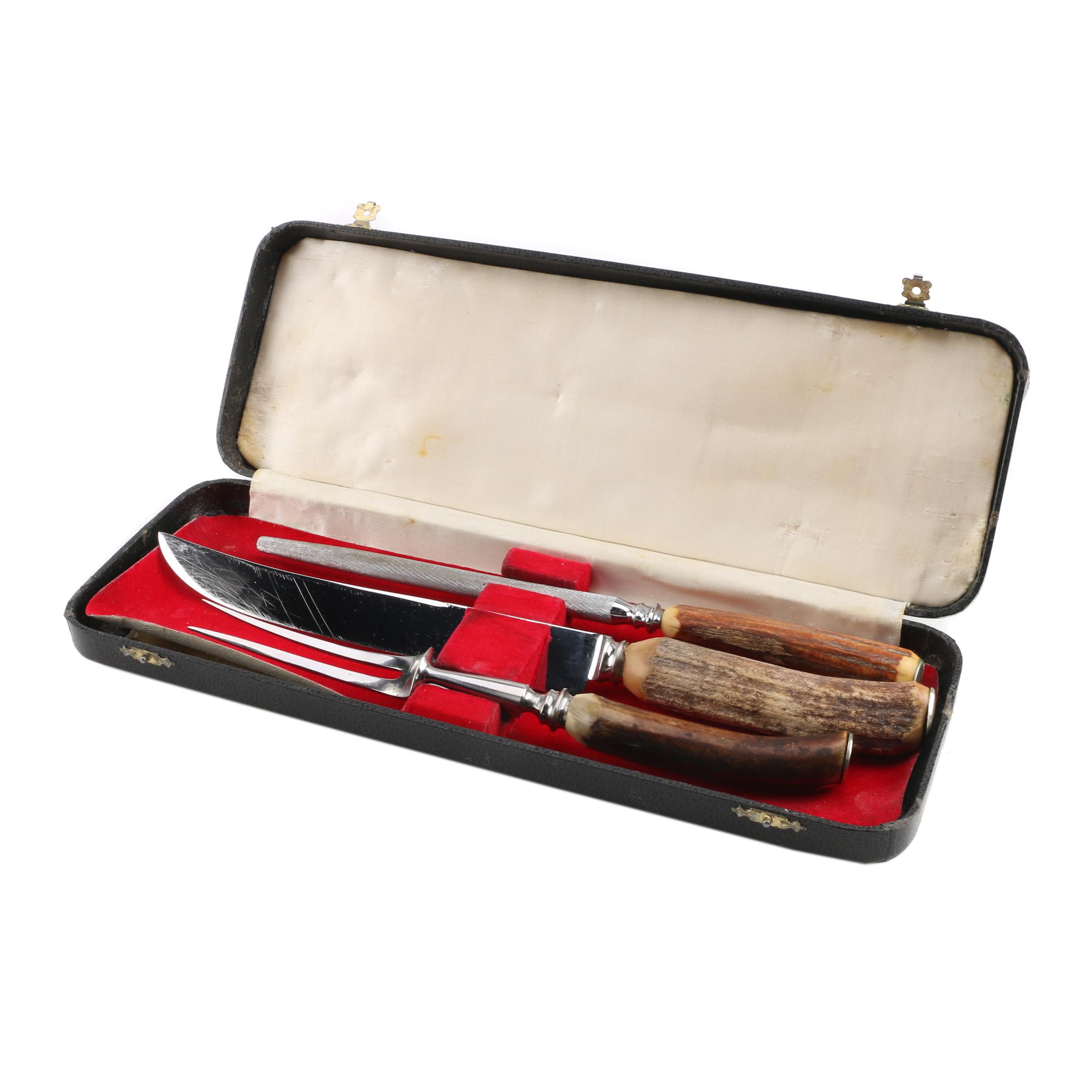 Vintage Jordon Marsh Co. Carving Set