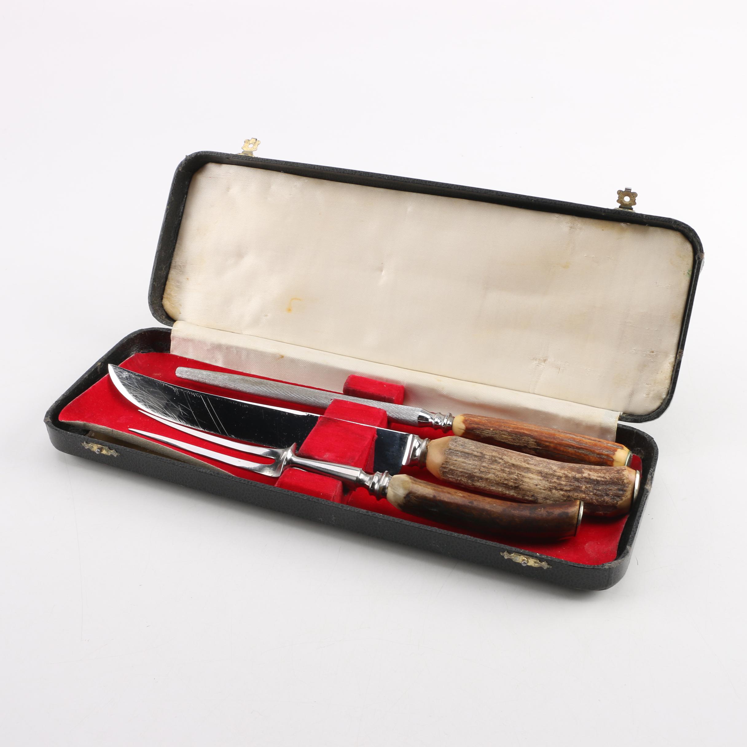 Vintage Jordon Marsh Co. Carving Set