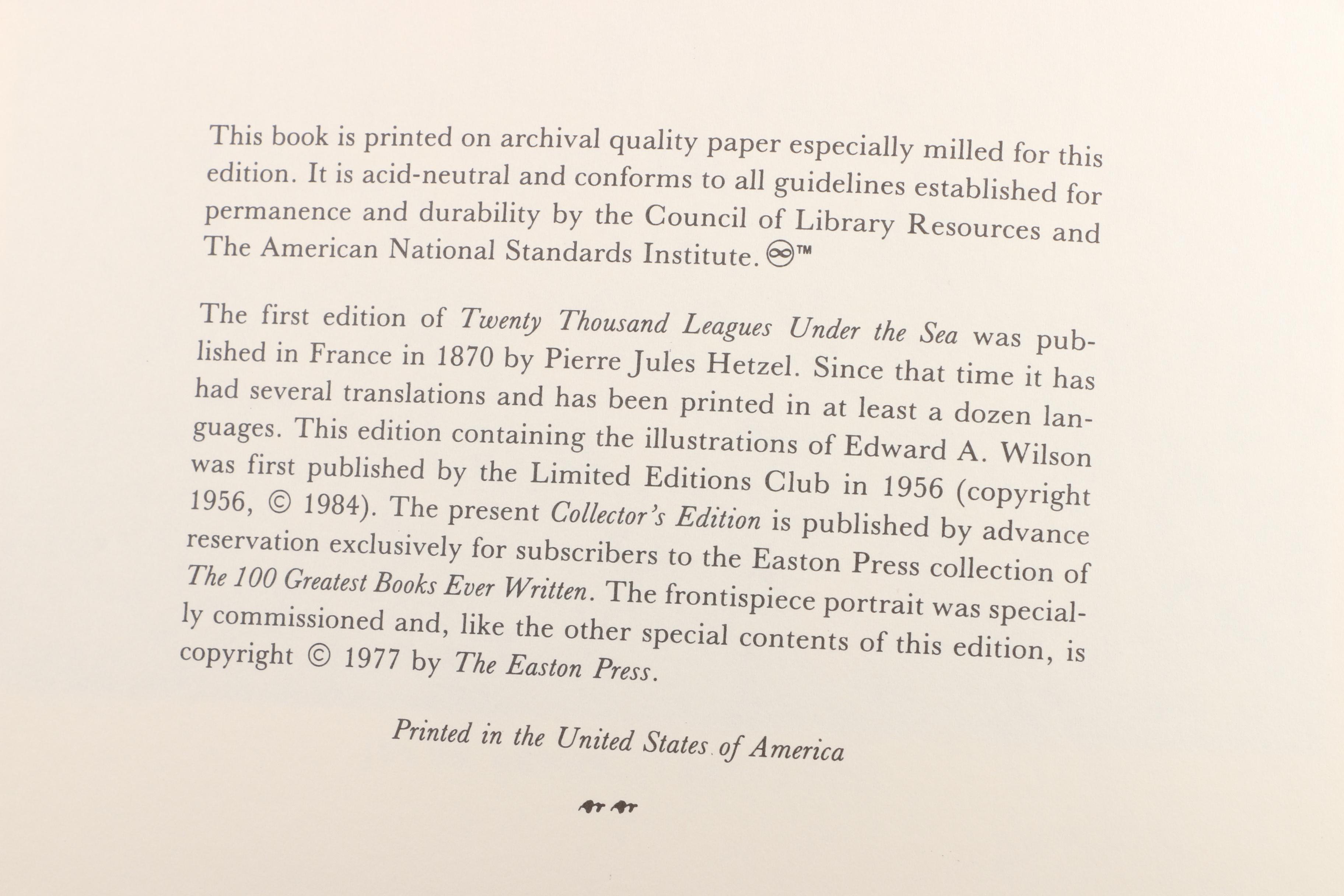 Easton Press Edition Classic Novels from "100 Greatest Books Ever Written"
