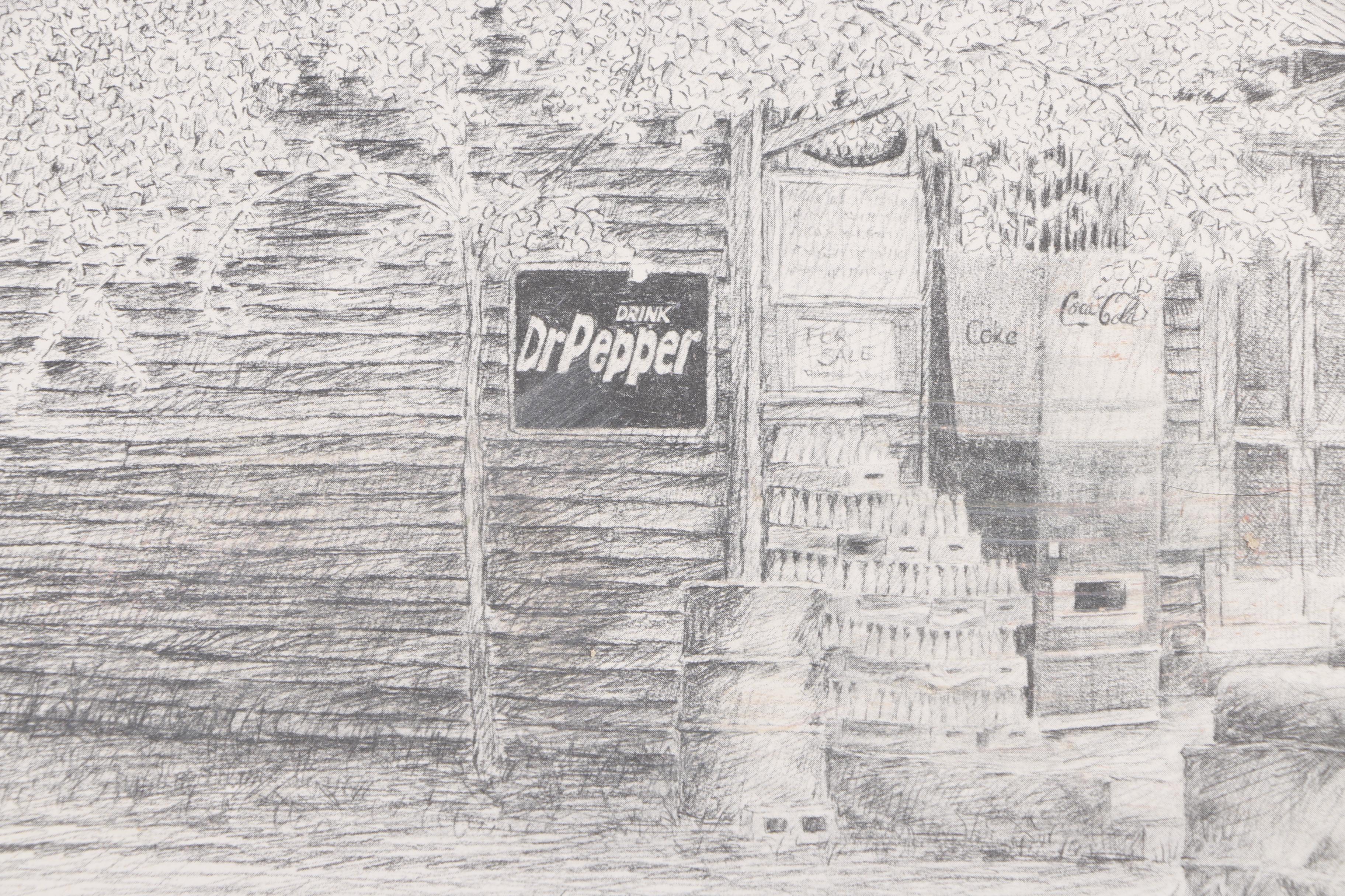 Offset Halftone Lithographs Featuring Winslow Crannell