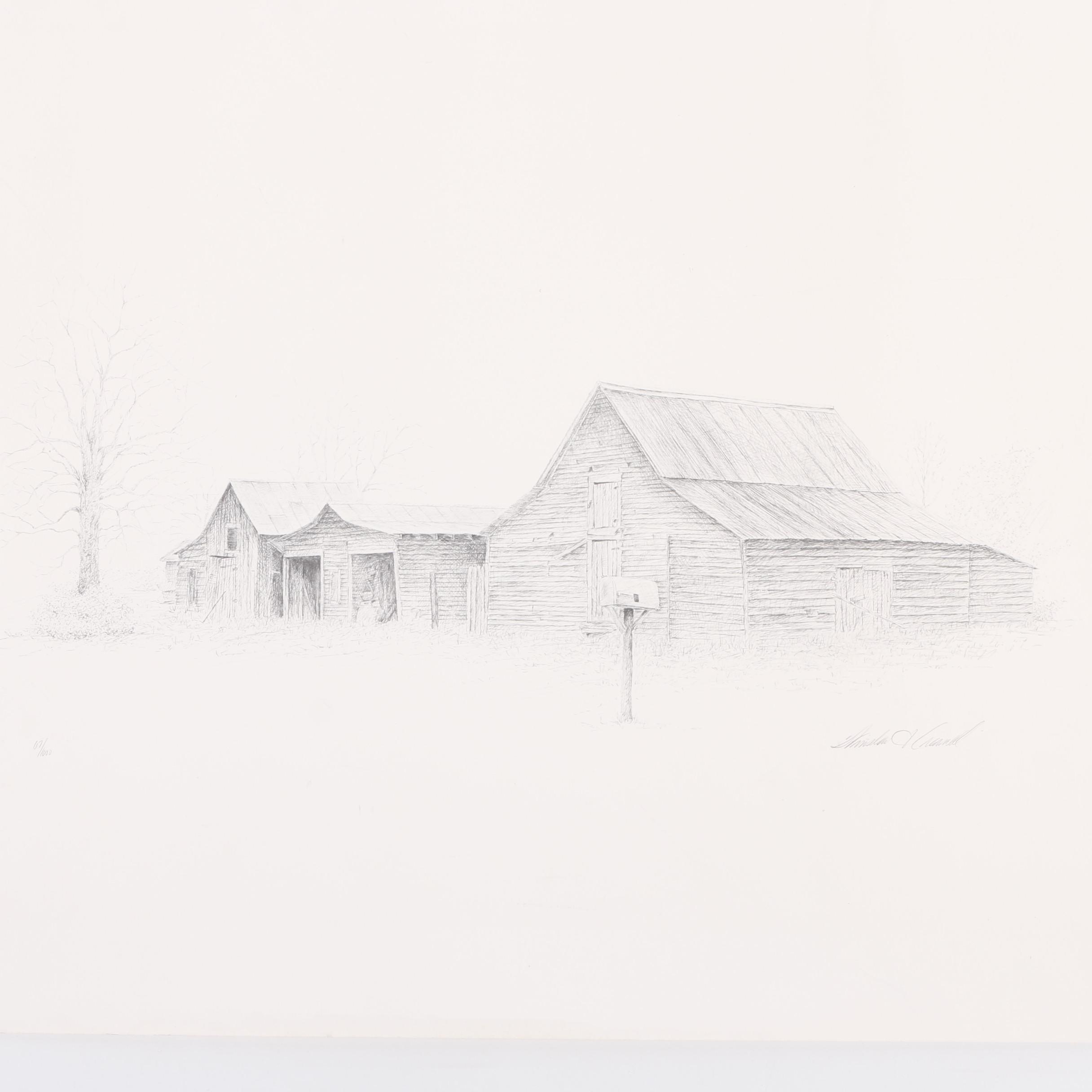 Offset Halftone Lithographs Featuring Winslow Crannell