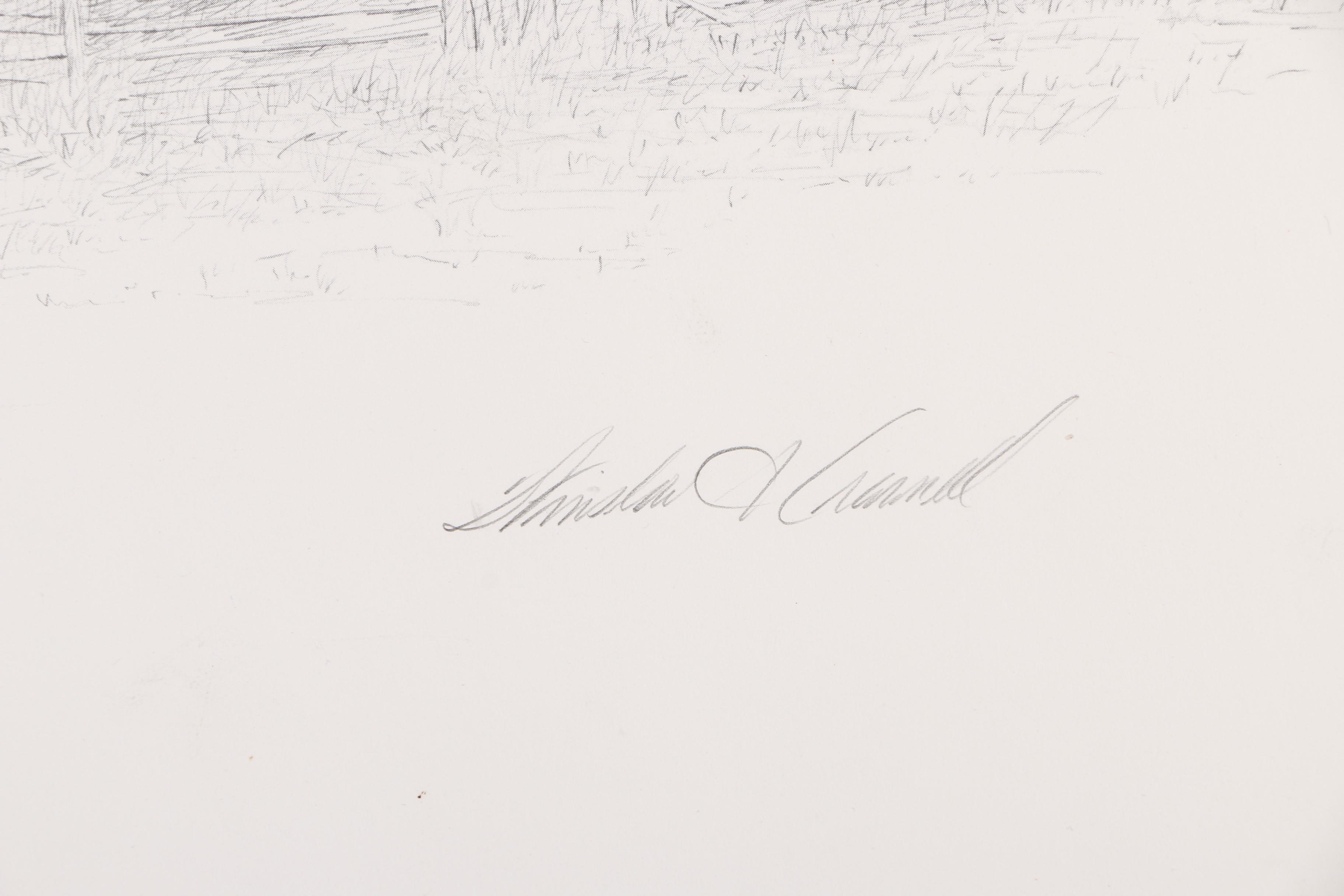 Offset Halftone Lithographs Featuring Winslow Crannell