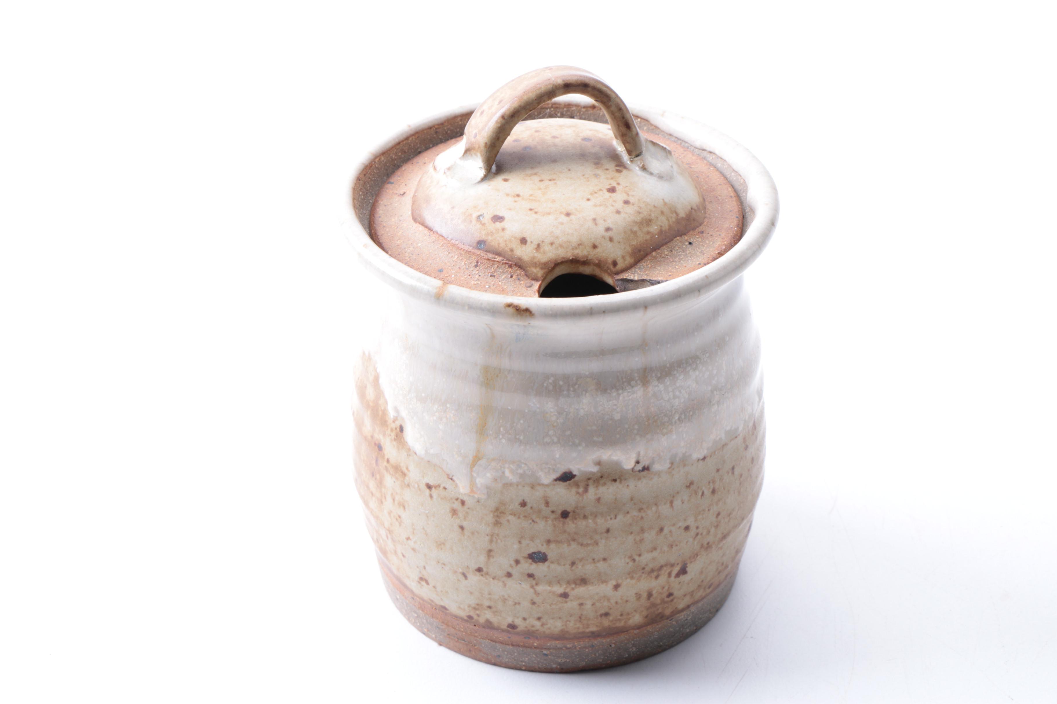 Hand Thrown Stoneware Serving Items