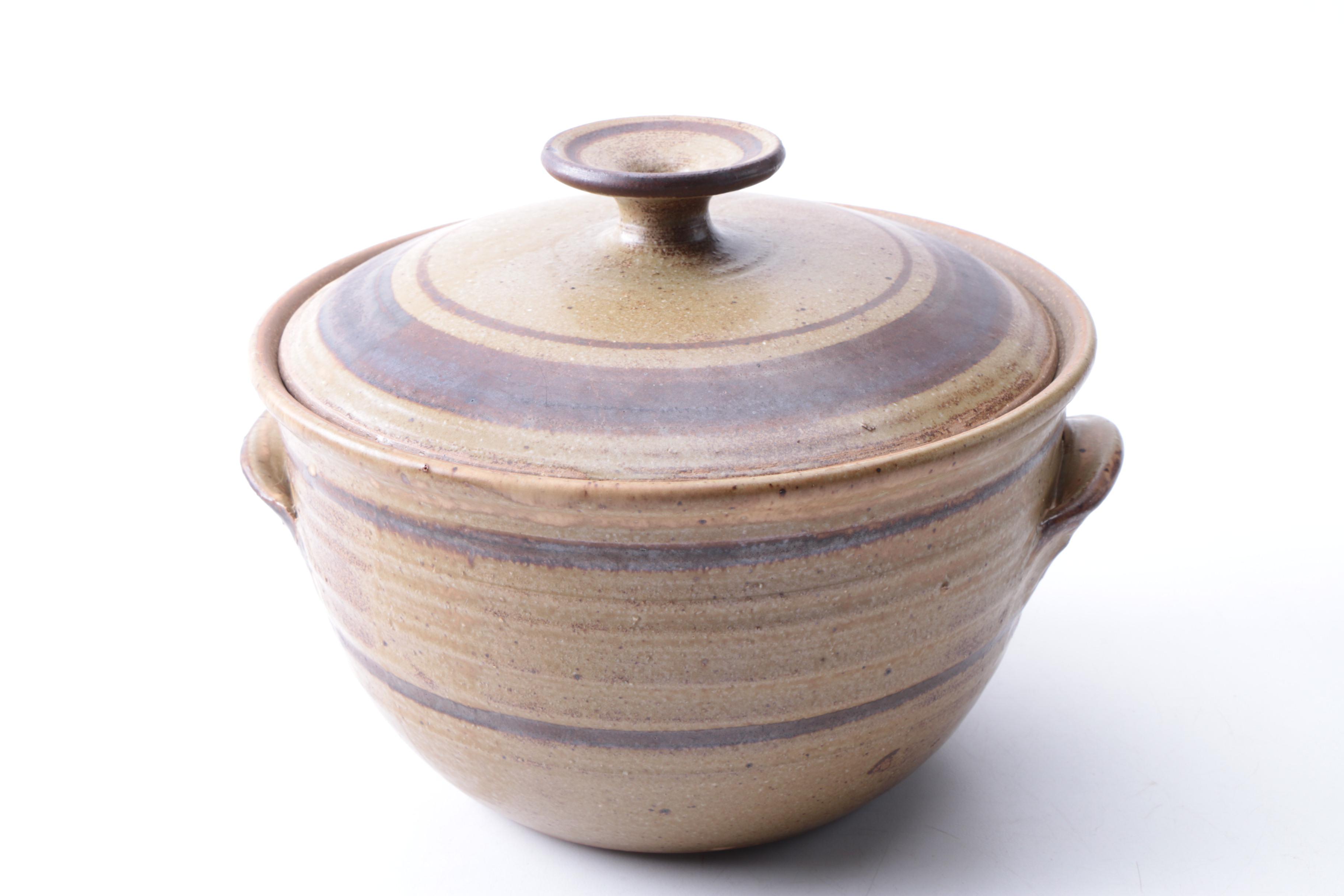 Hand Thrown Stoneware Serving Items