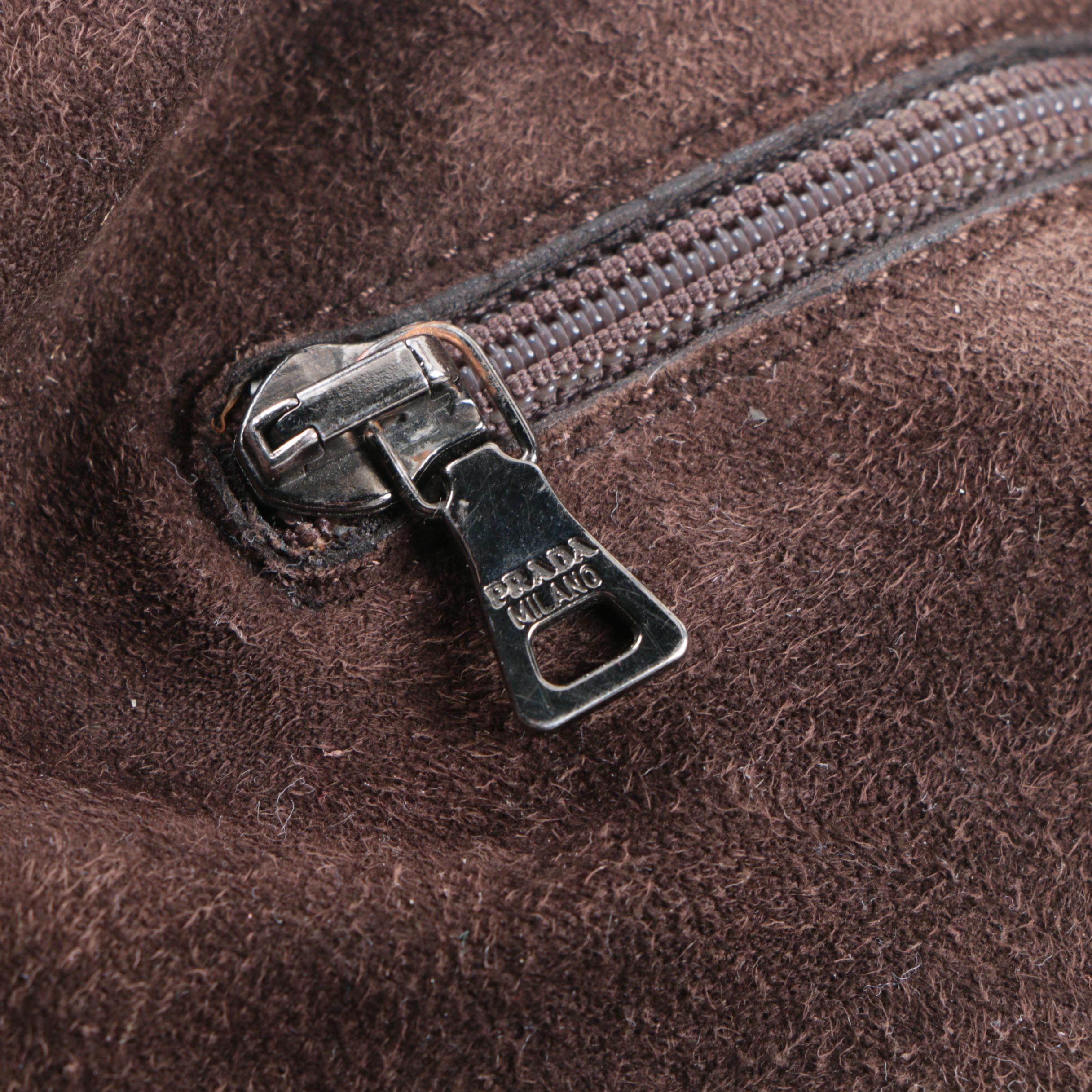 Prada Brown Suede Boots