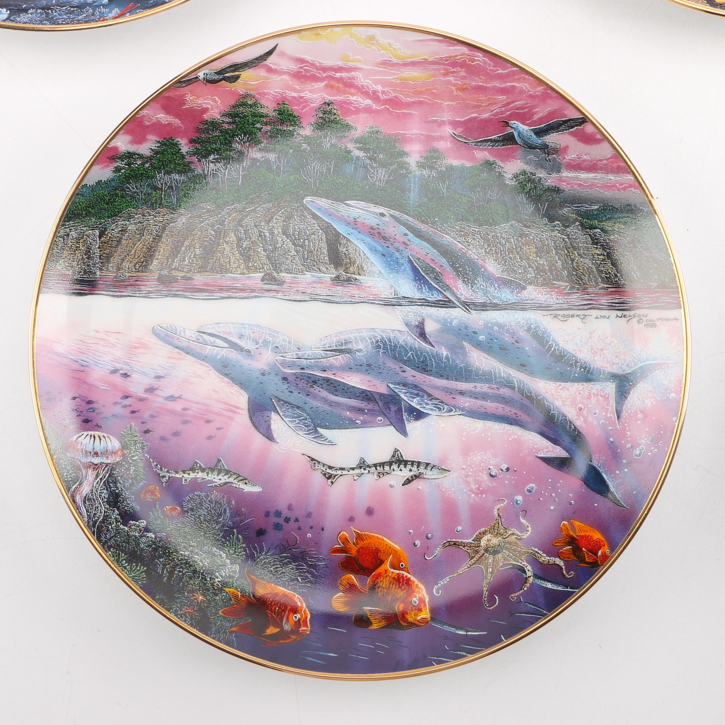 Robert Lyn Nelson "Underwater Paradise" Plates