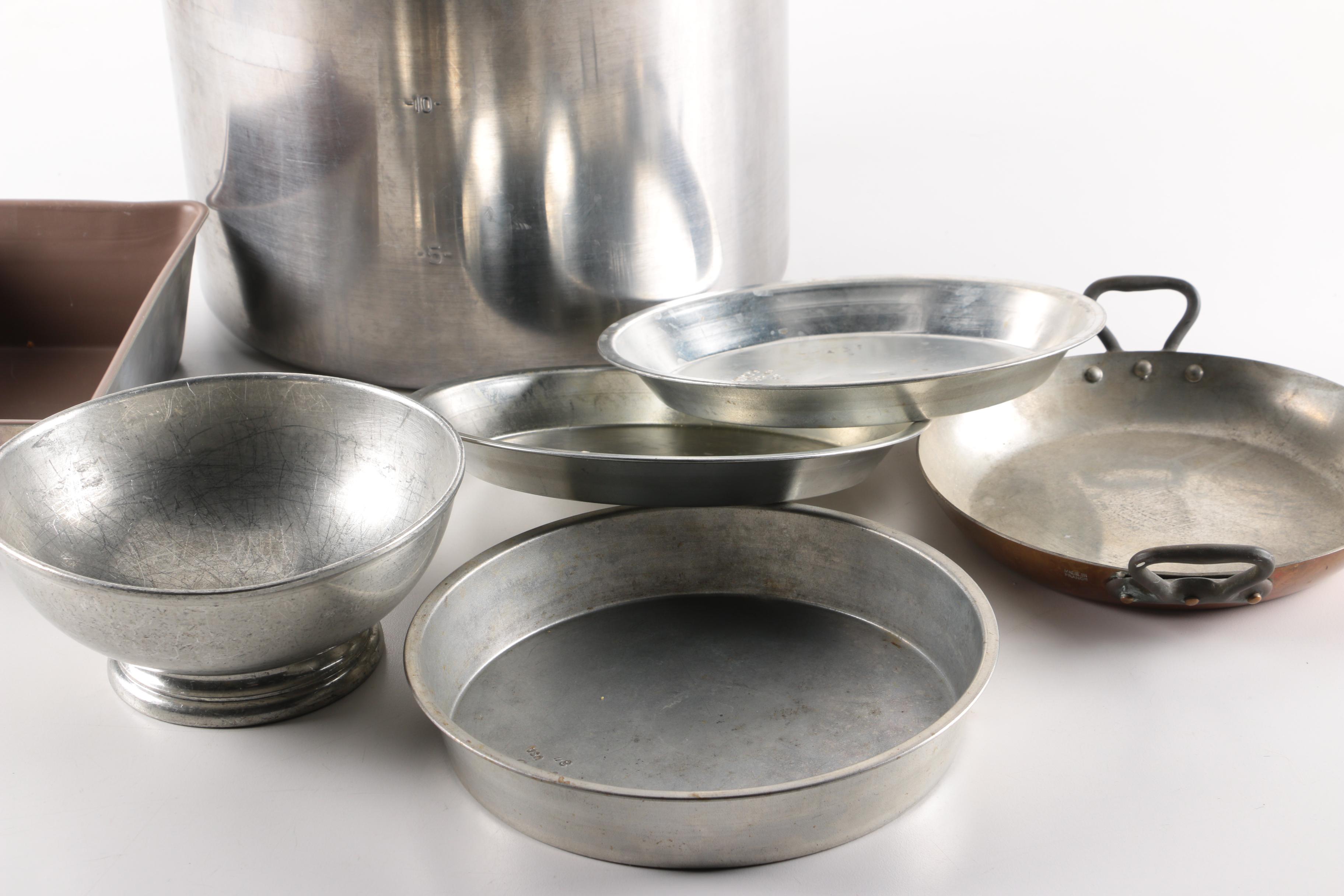 Cookware Including Copper Clad Roaster Made in France