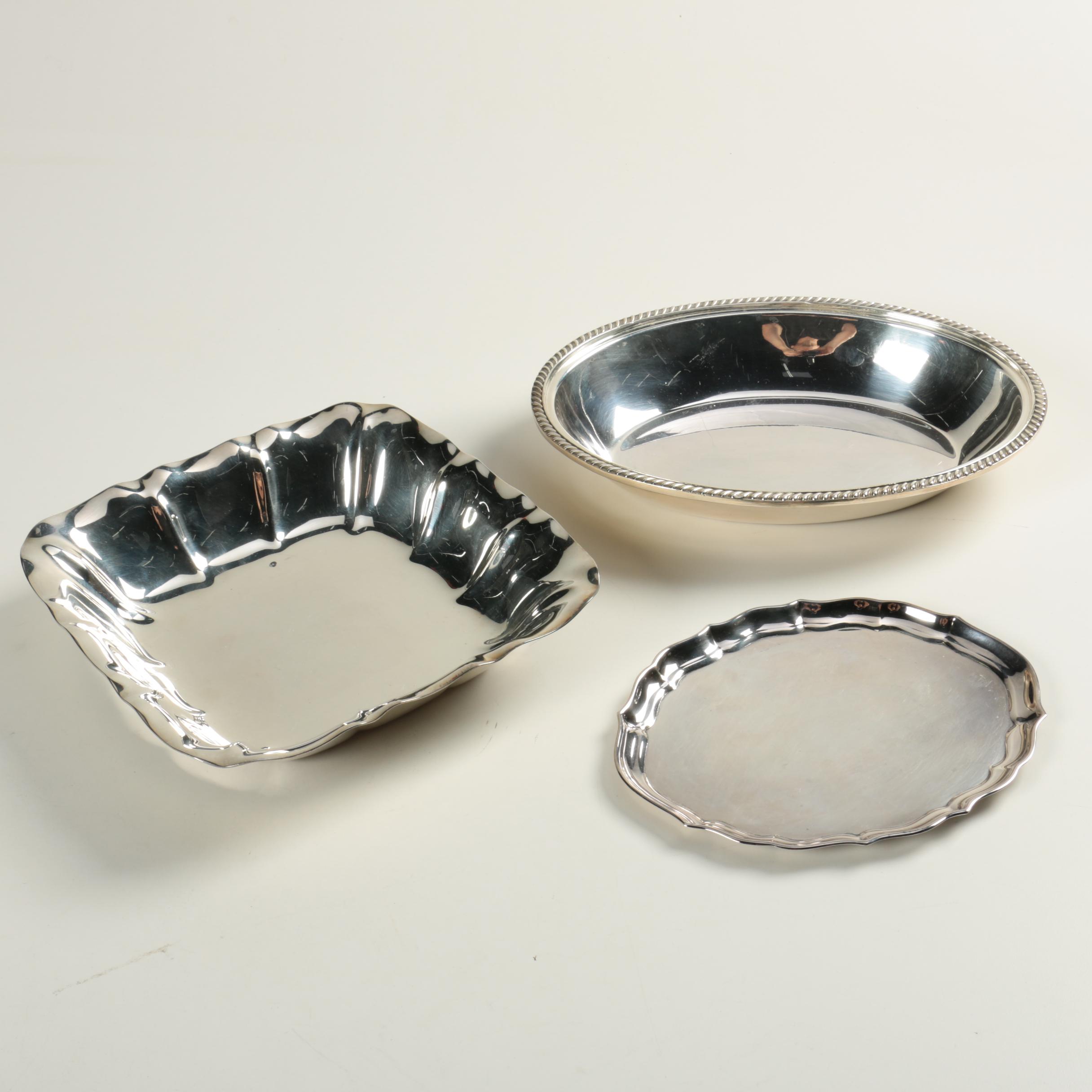 Reed & Barton and Other Silver Plate Serving Dishes