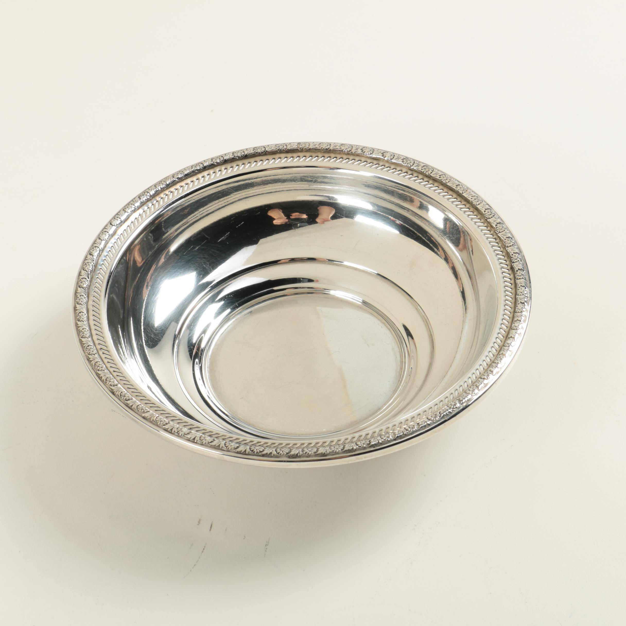 1884 Dominick & Haff Sterling Chased Pitcher with Sterling Bowl