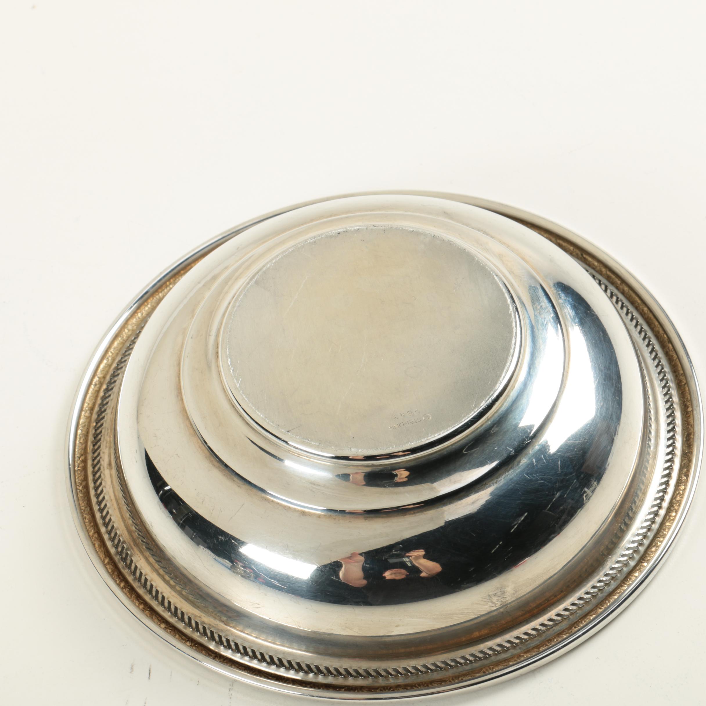 1884 Dominick & Haff Sterling Chased Pitcher with Sterling Bowl