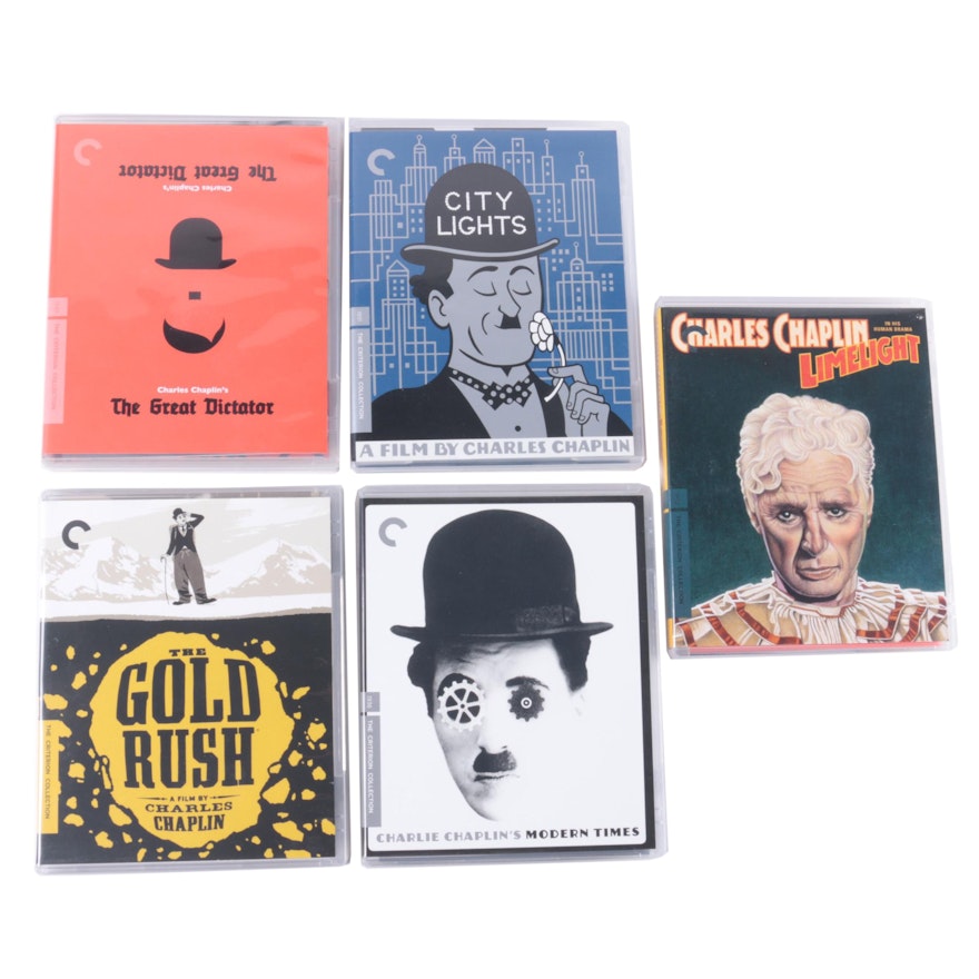 Charlie Chaplin Criterion Collection Blu-Rays