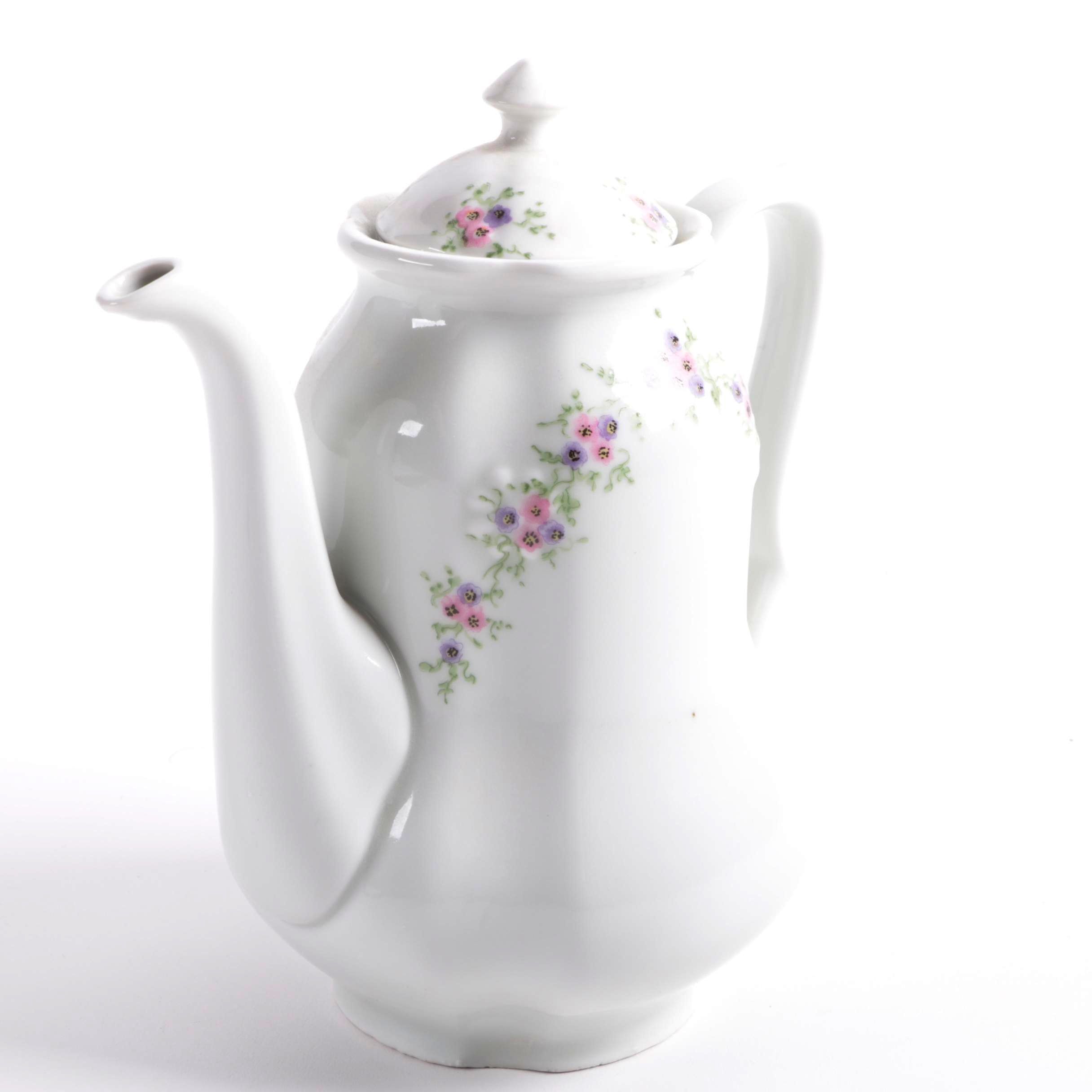Istanbul Porcelain Floral Teapot