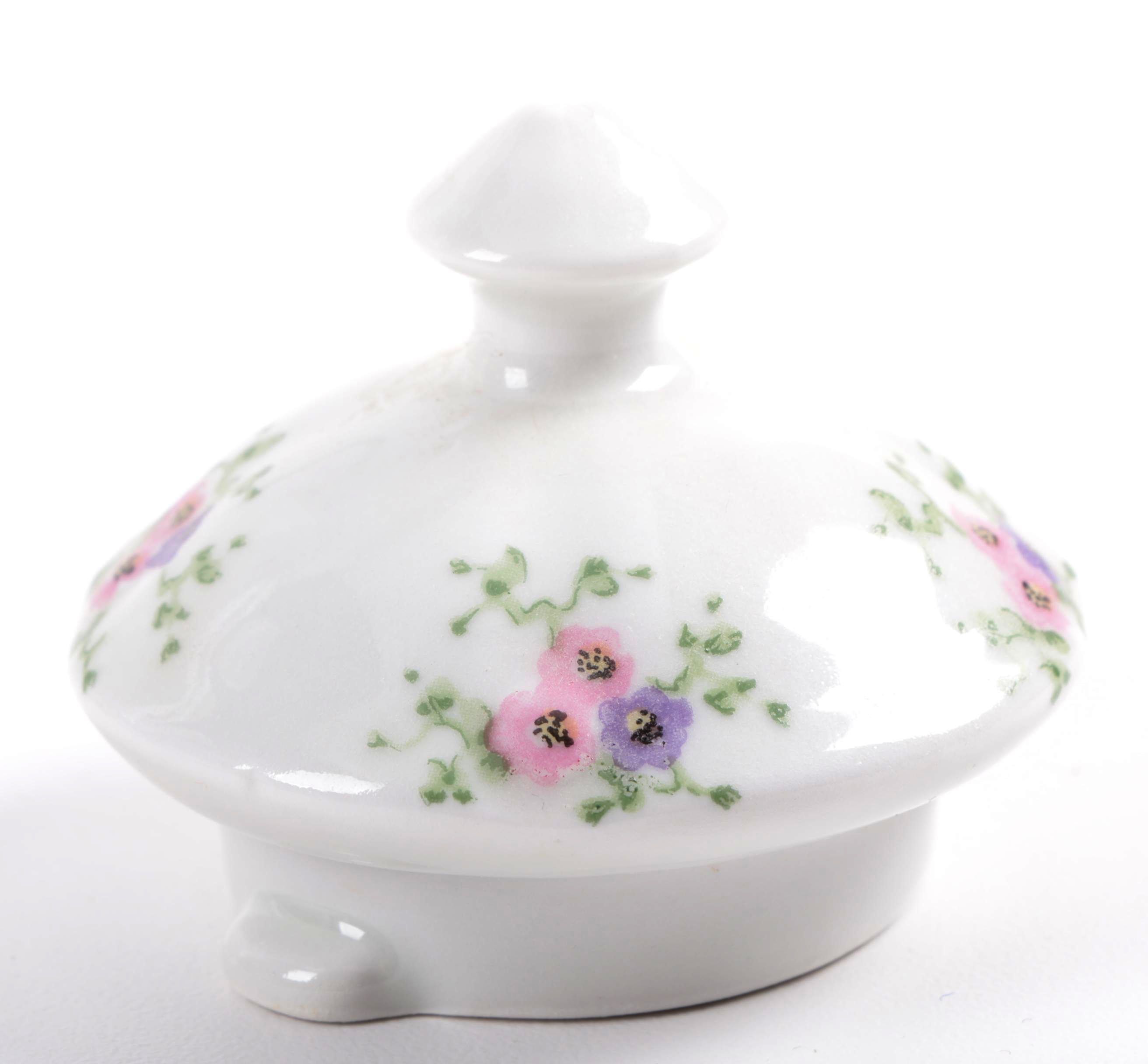 Istanbul Porcelain Floral Teapot