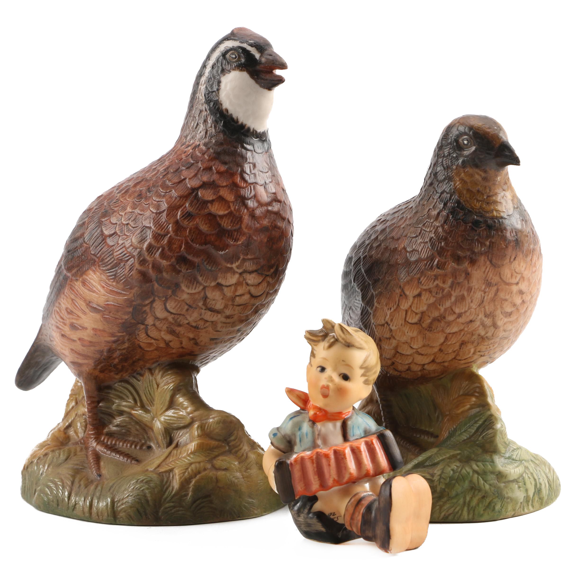 Figurines Including Goebel Hummel "Let's Sing"