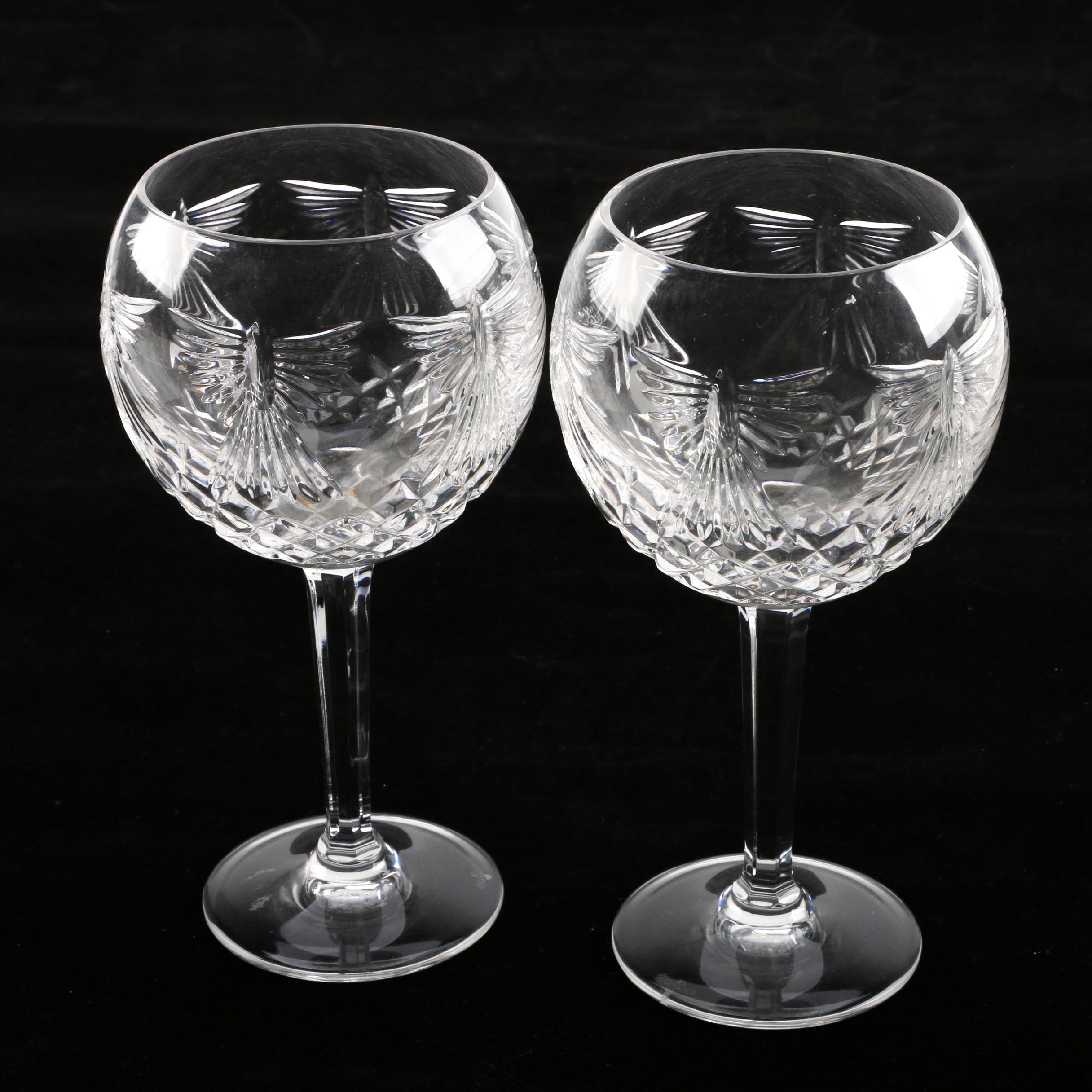 Pair of Waterford Crystal "The Millennium Collection: Peace" Toasting Glass