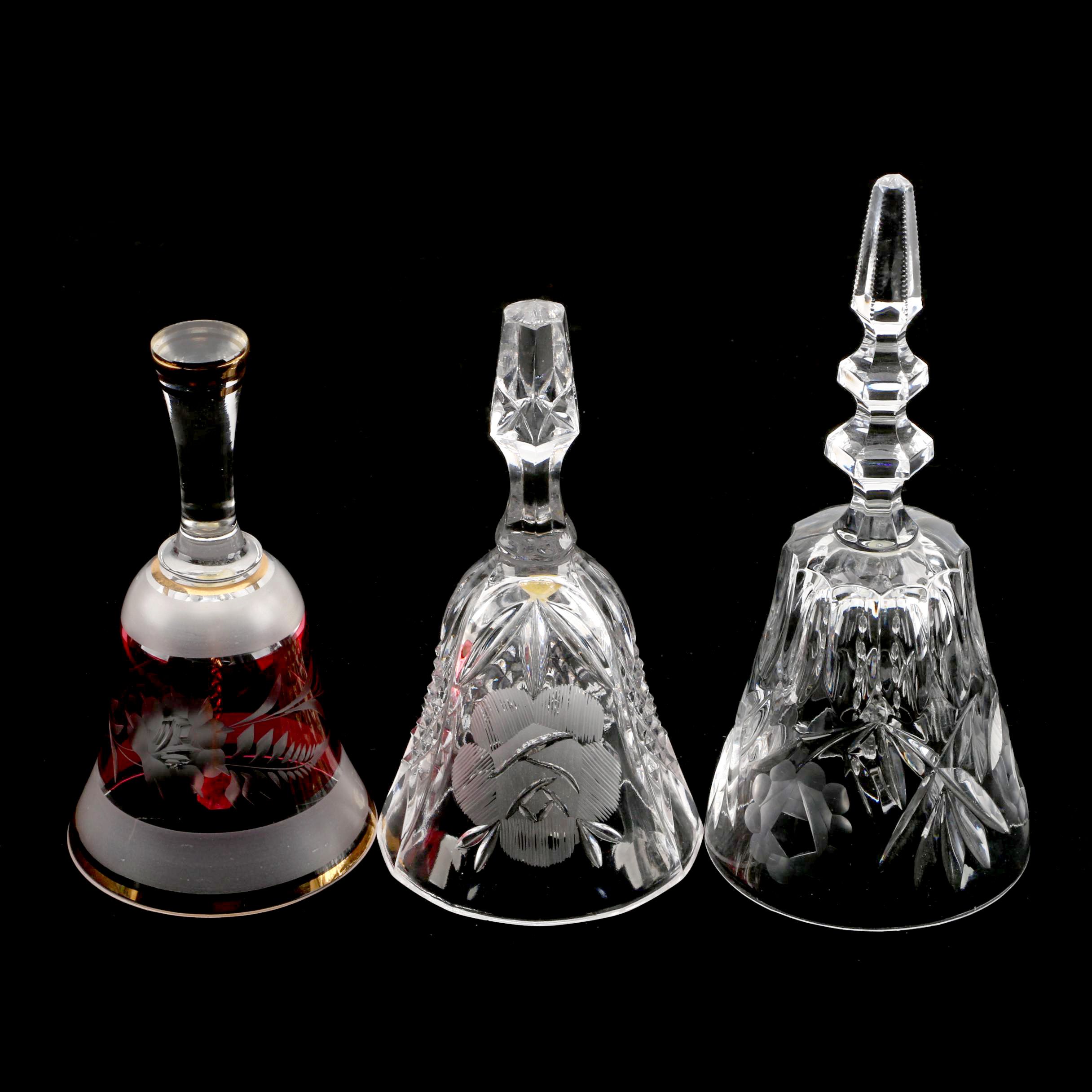 Bohemian Glass and Crystal Bells