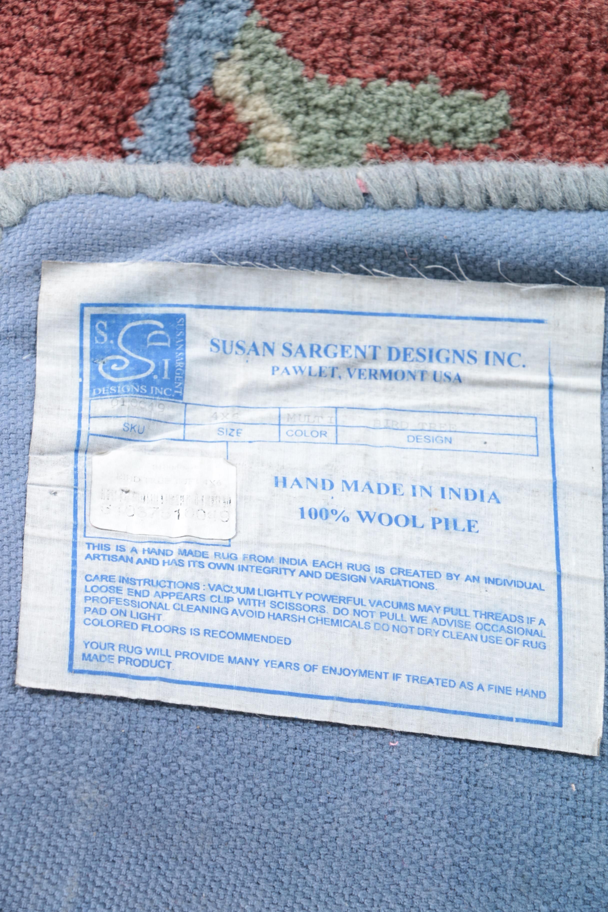 Hand-Tufted Susan Sargent Pictorial Area Rug