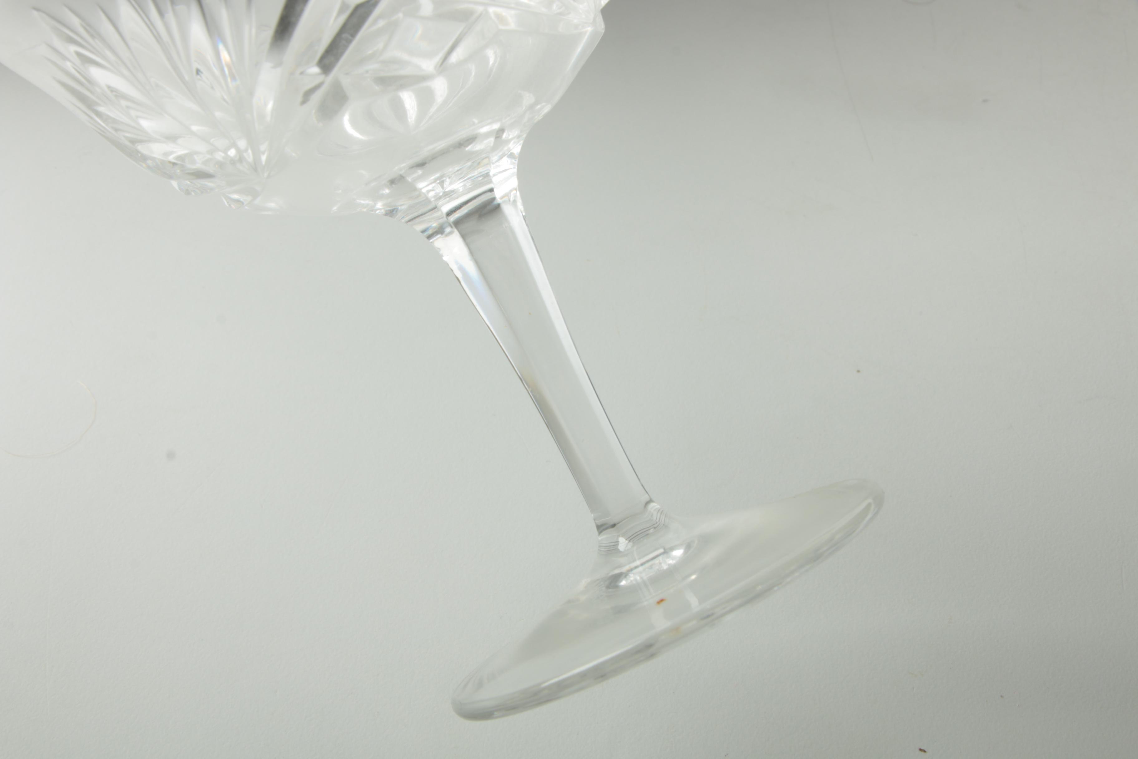 Gorham "Cherrywood" Clear Crystal Champagne Coupes