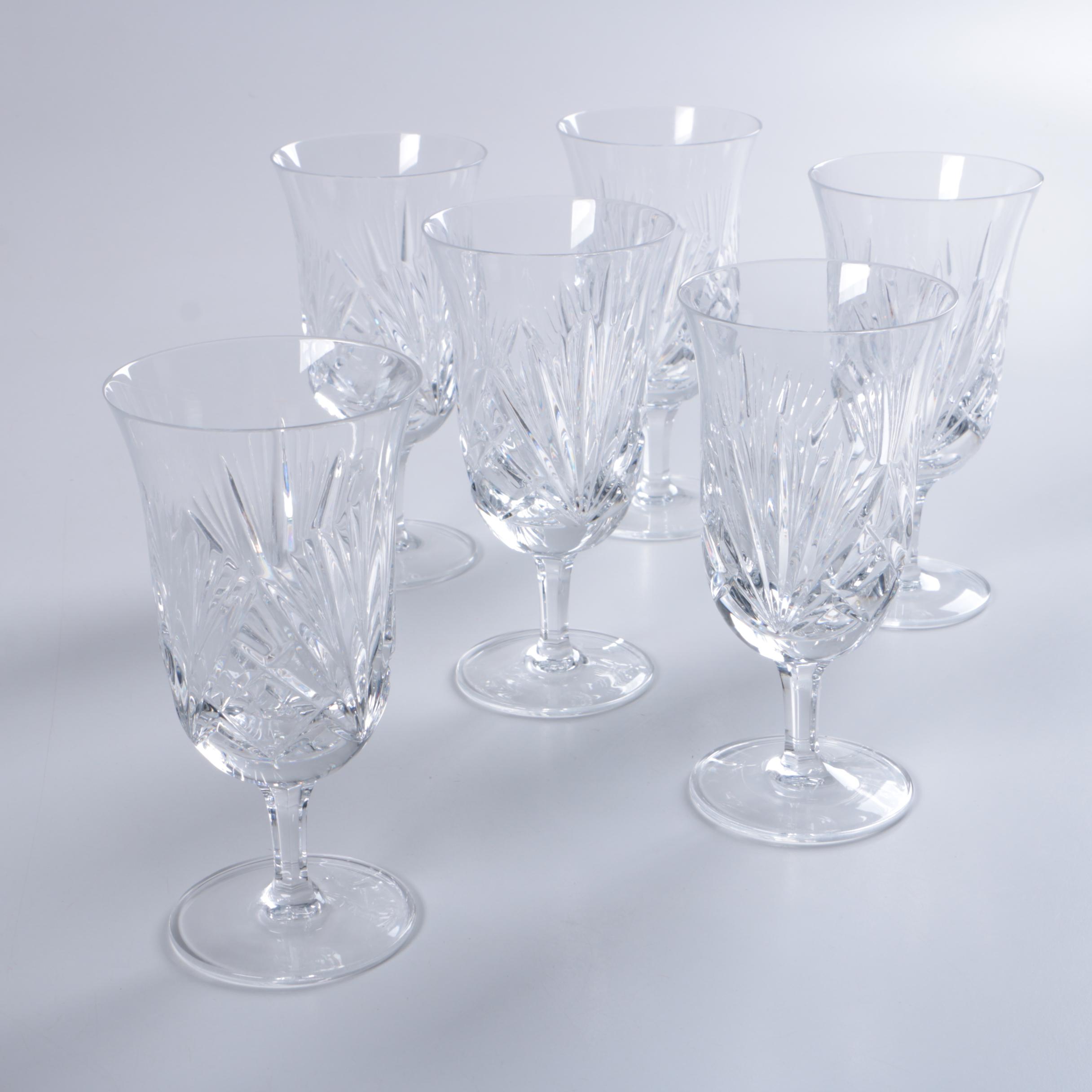 Collection of Crystal Water Goblets