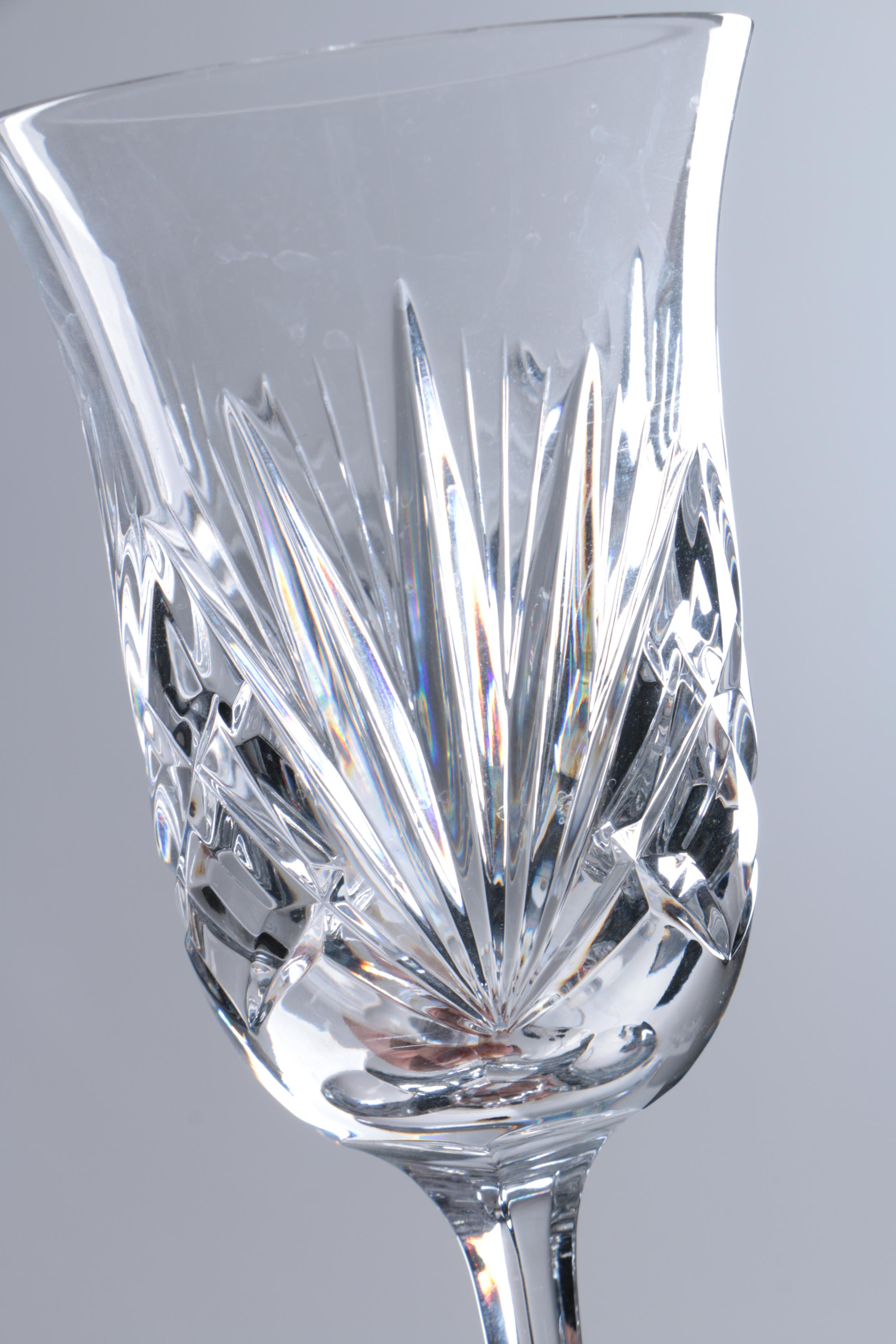 Collection of Crystal Water Goblets