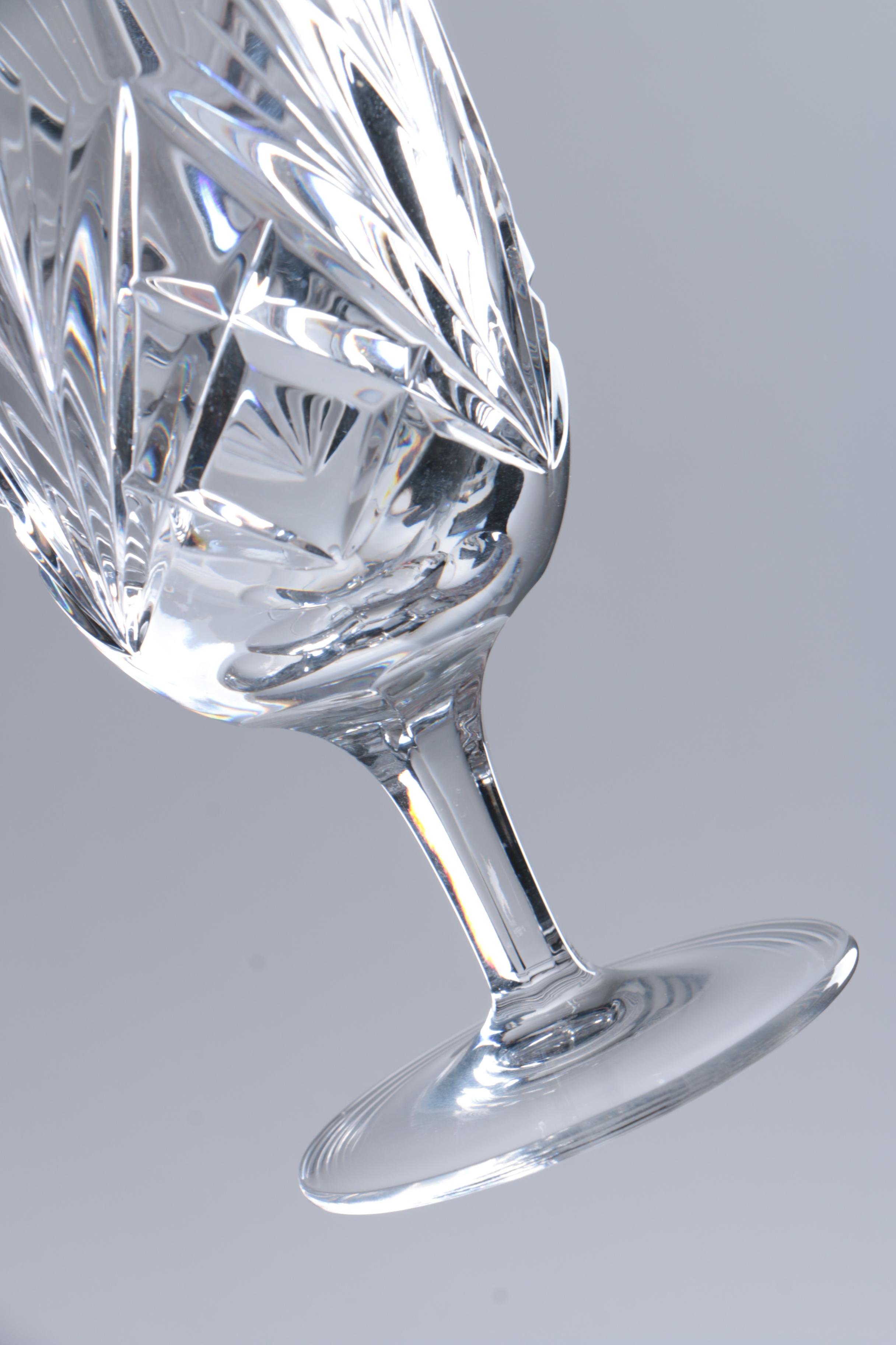 Collection of Crystal Water Goblets