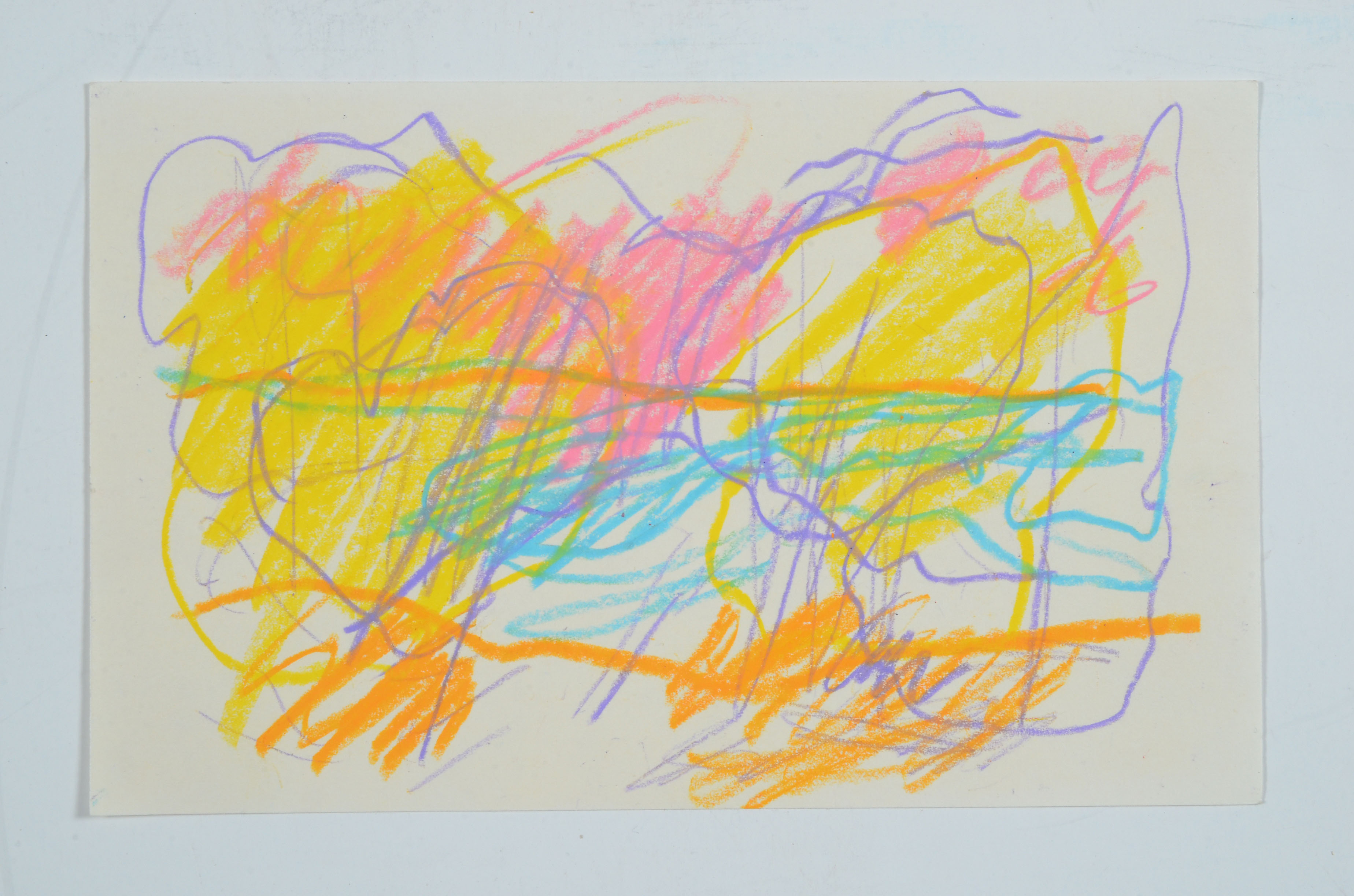 Seven Paul Chidlaw Abstract Expressionist Mixed Media Drawings